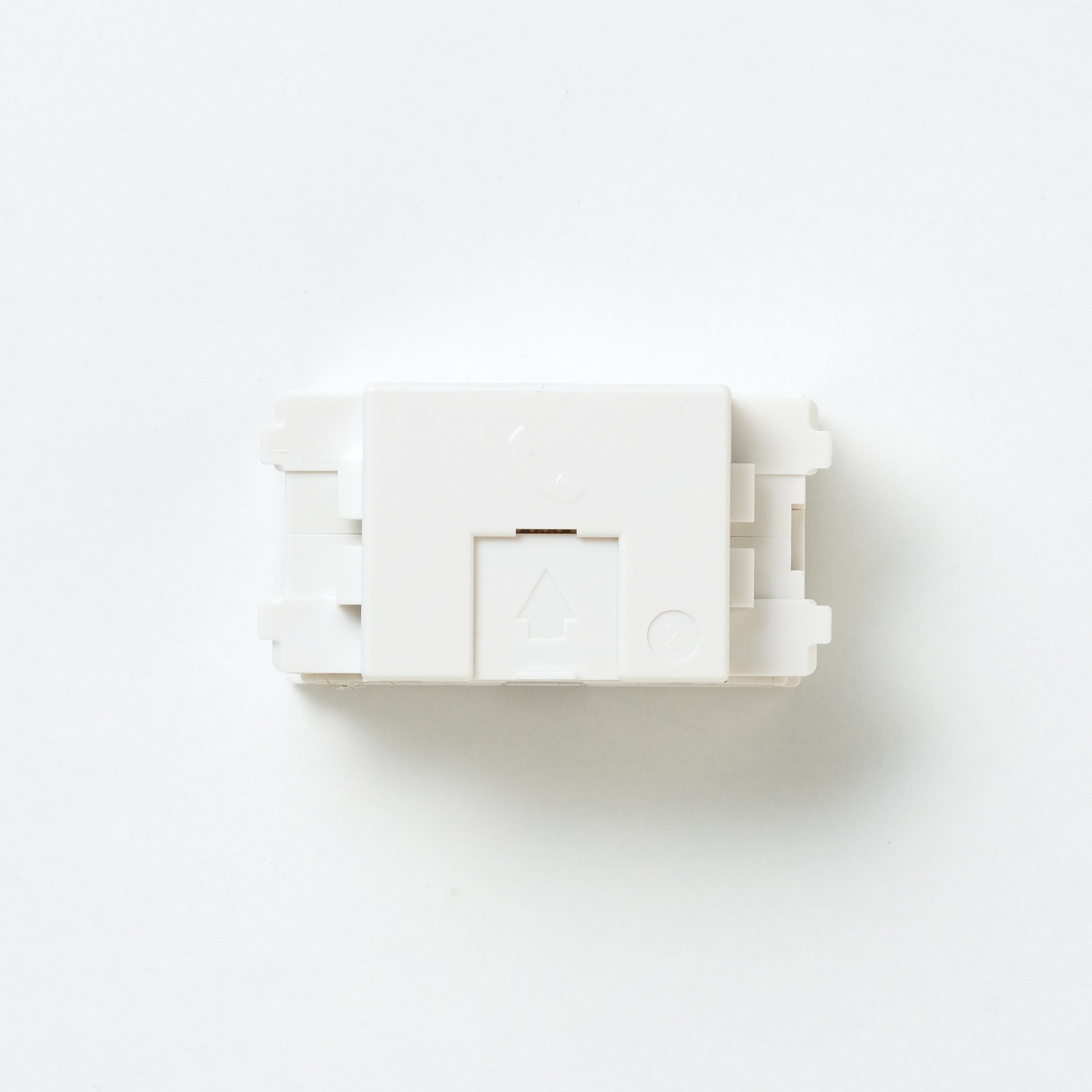 NKシリーズ　埋込モジュラジャック6極2心　ホワイト