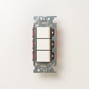 NKシリーズ　片切、3路スイッチトリプル １連３口用 ホワイト