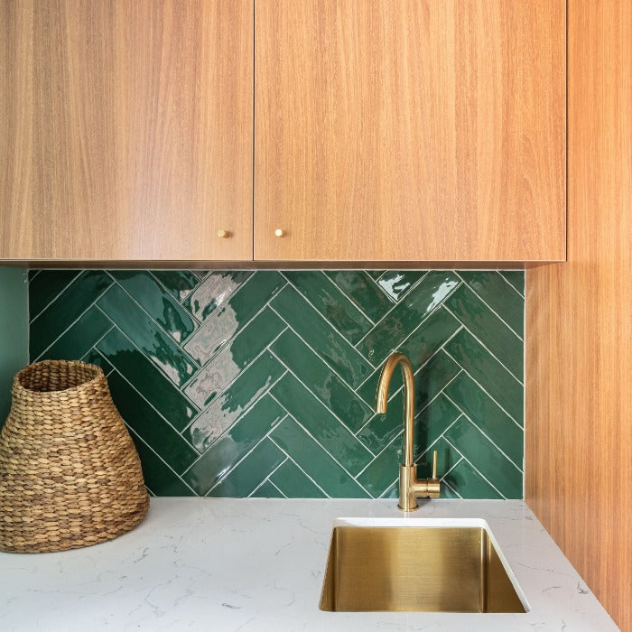 オーヘル・シングルキッチンシンク380mm 真鍮