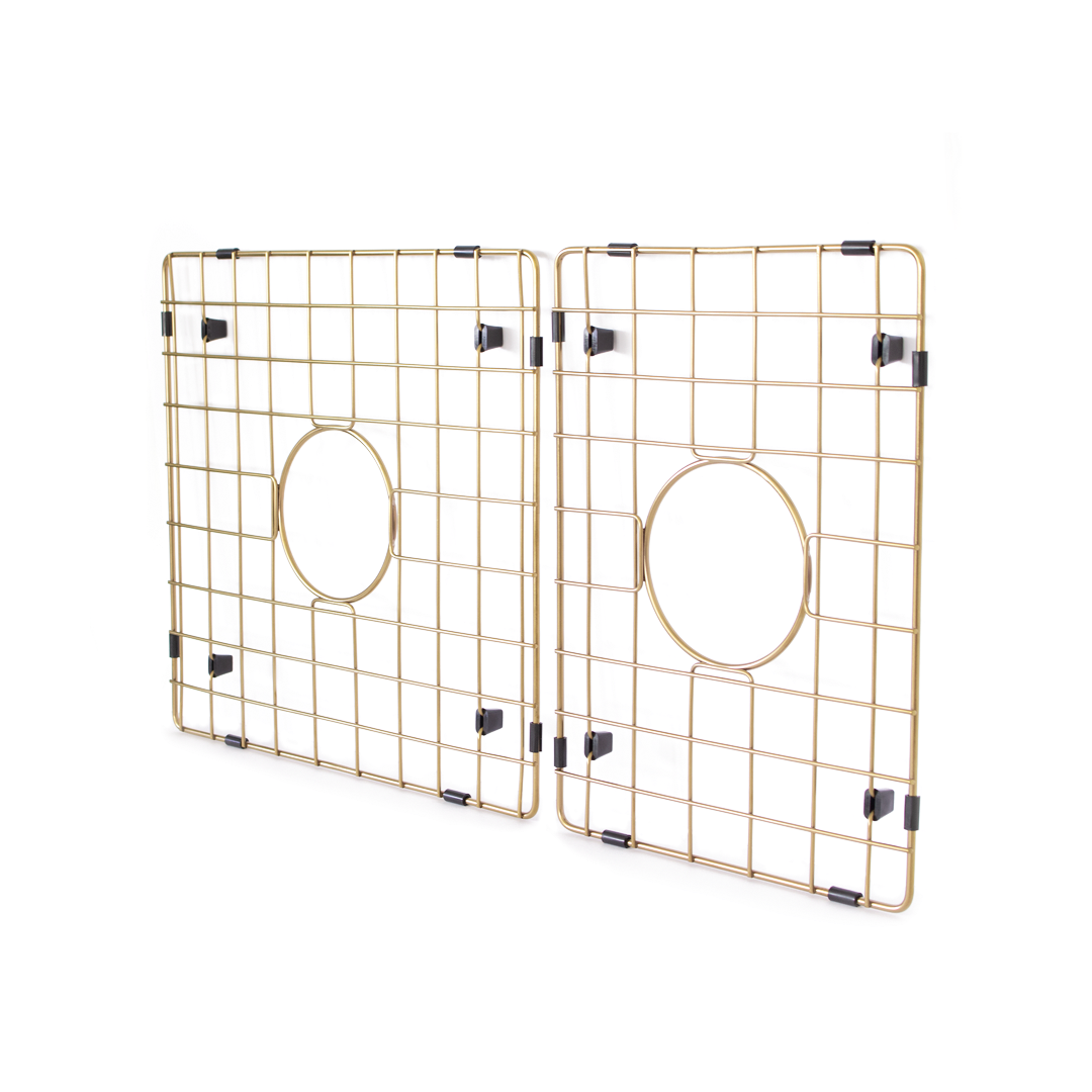 オンタリオ・２槽式キッチンシンク 真鍮