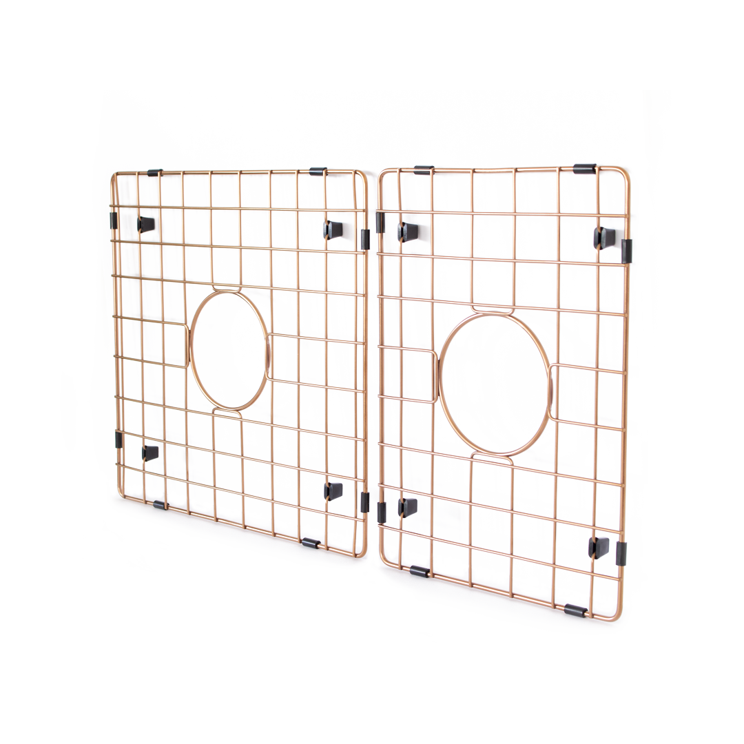 オンタリオ・２槽式キッチンシンク 銅