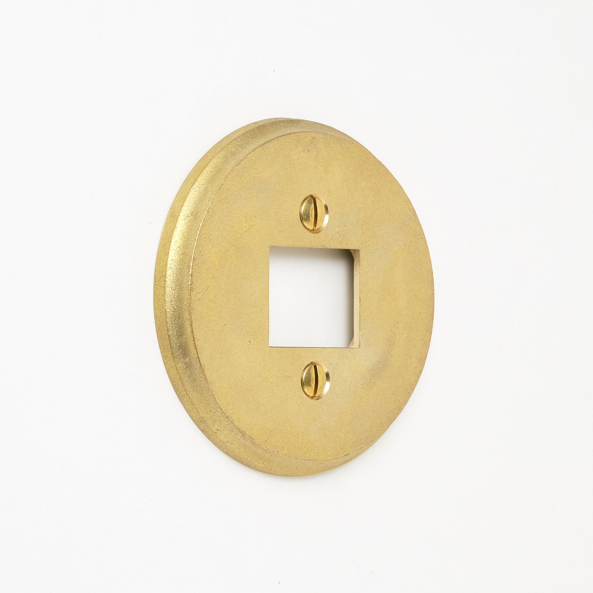 フタガミ プレート 真鍮 半連１口用　丸