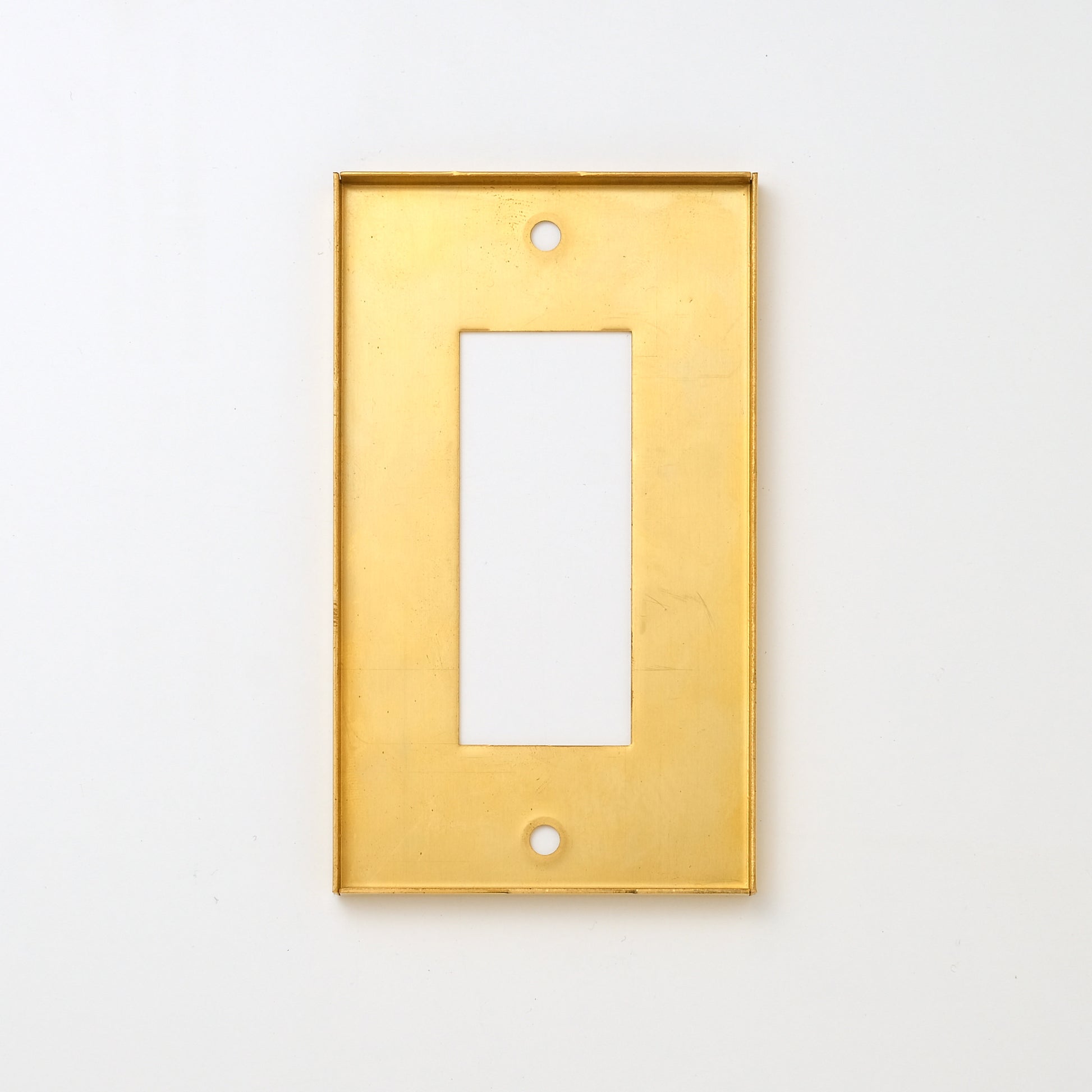 コンセンティック 真鍮素地 プレート１連３口用 