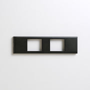 コンセンティック ブラック 家具用プレート２口用 