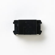 NKシリーズ　埋込モジュラジャック6極2心　ブラック