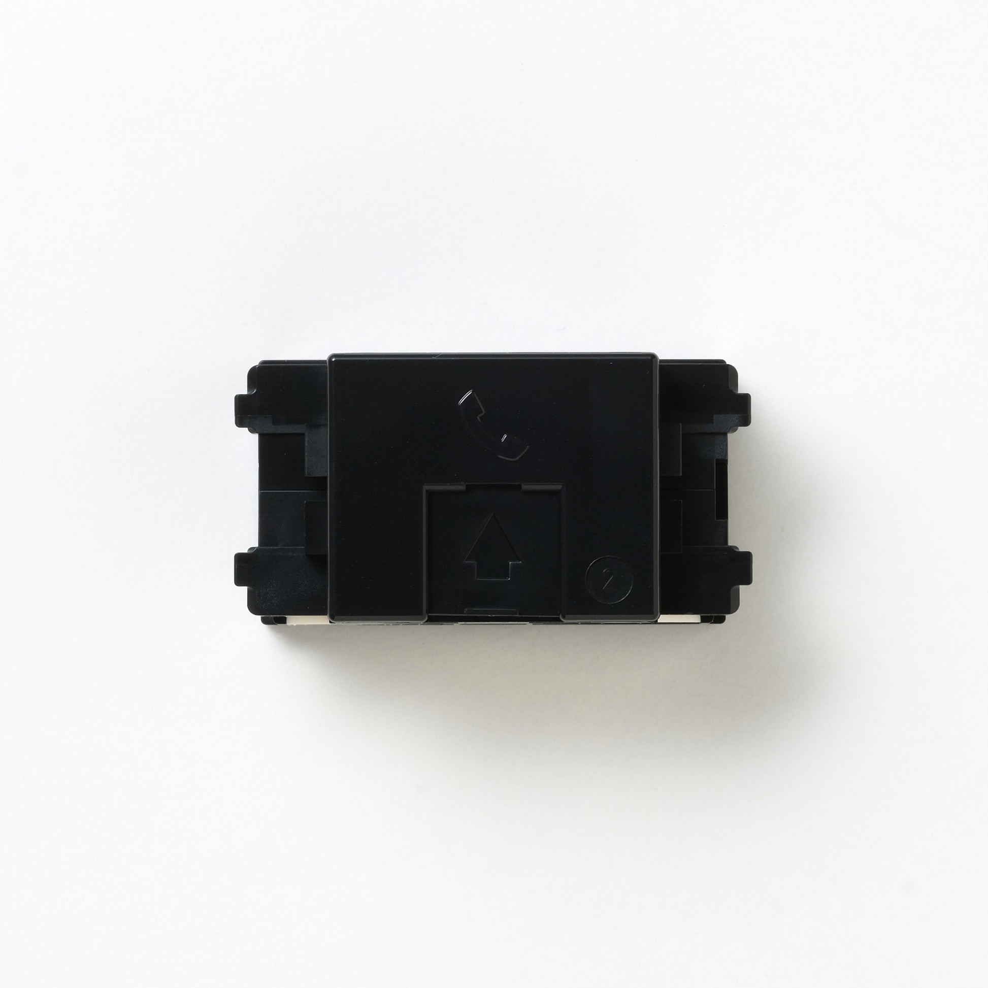 NKシリーズ　埋込モジュラジャック6極2心　ブラック