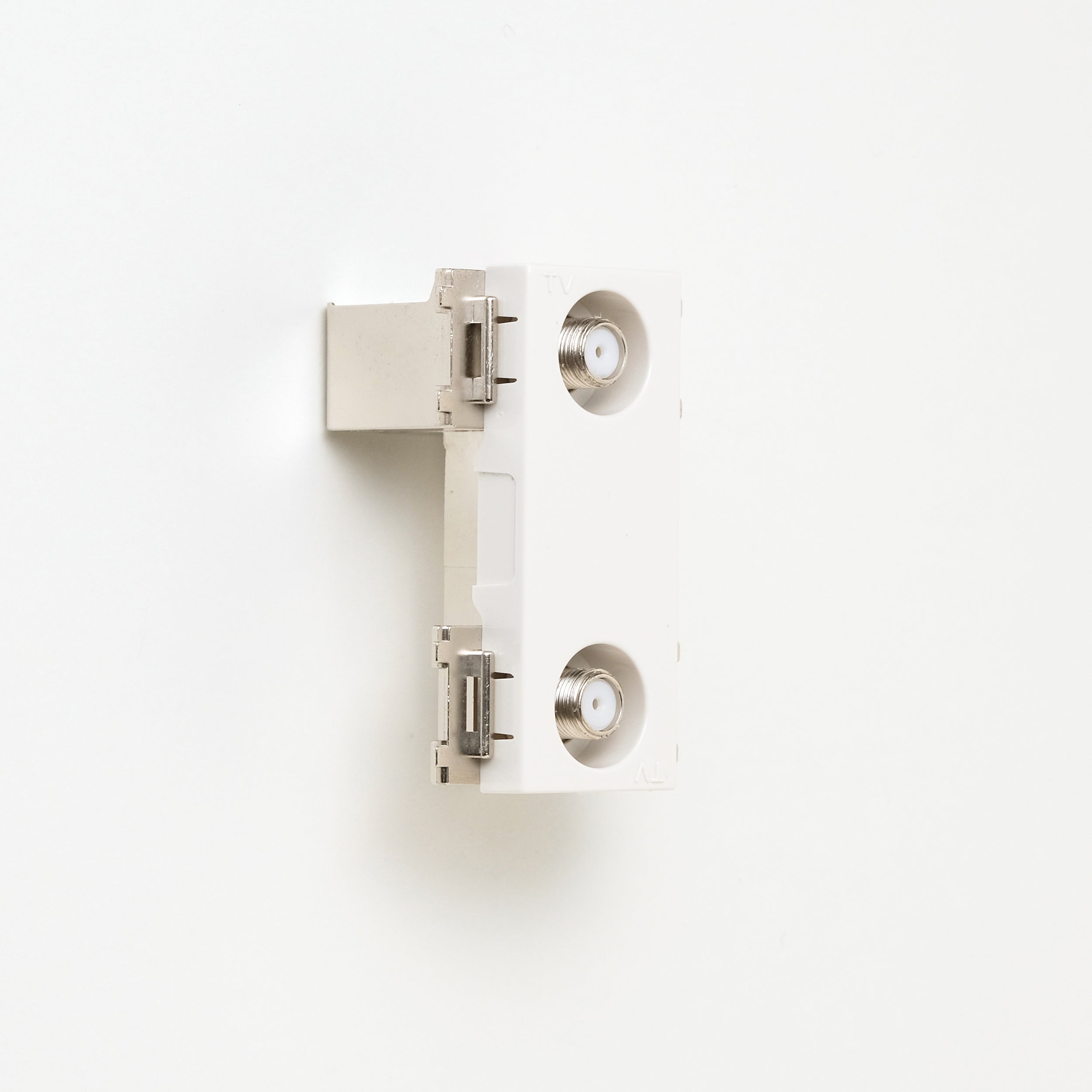 NKシリーズ　新4K8K衛星放送対応　埋込高シールド2端子テレビ端子　ホワイト