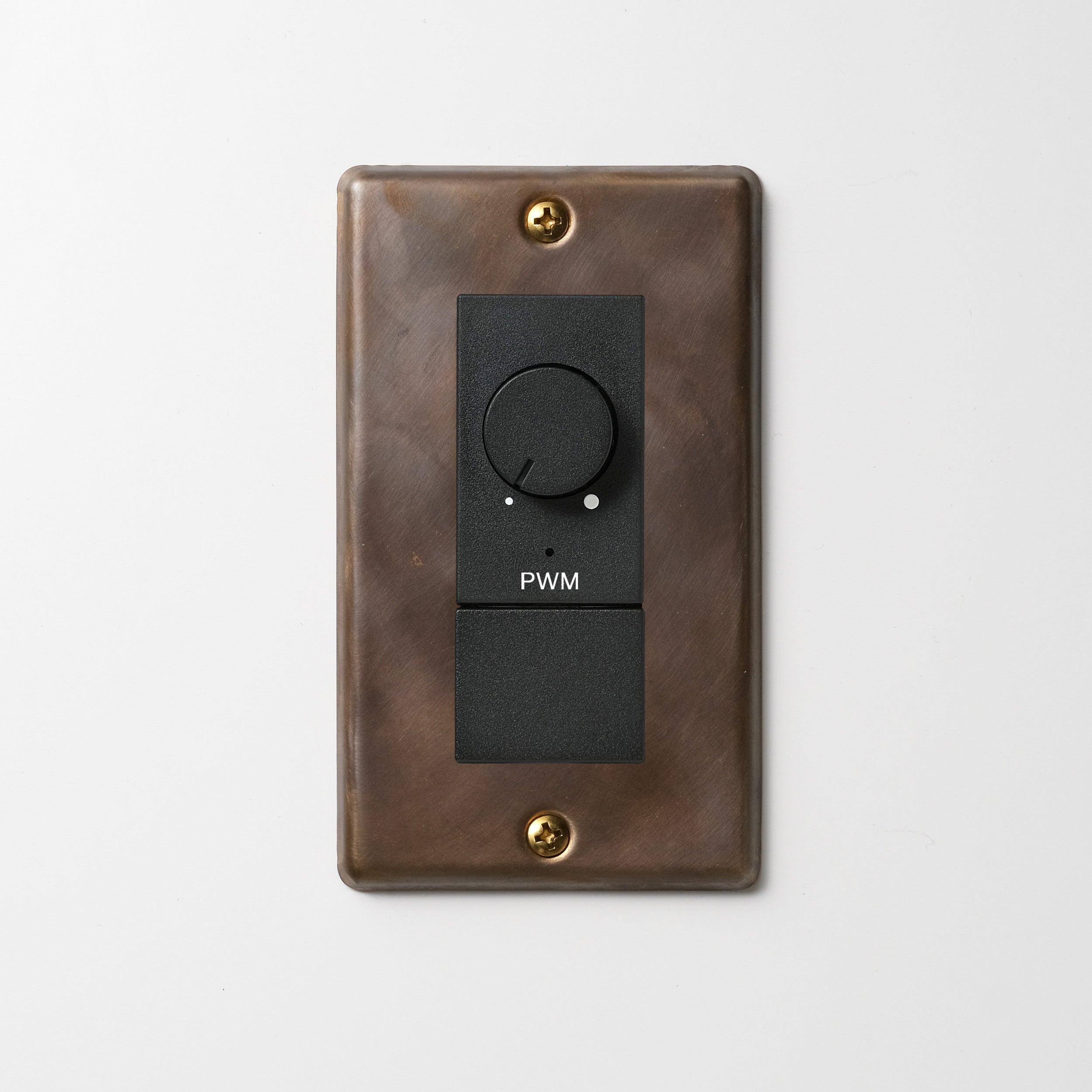 真鍮（燻し） プレート <br>+ NK PWM制御方式(1ch)ライトコントロール＋ブランクチップ付　 ブラック