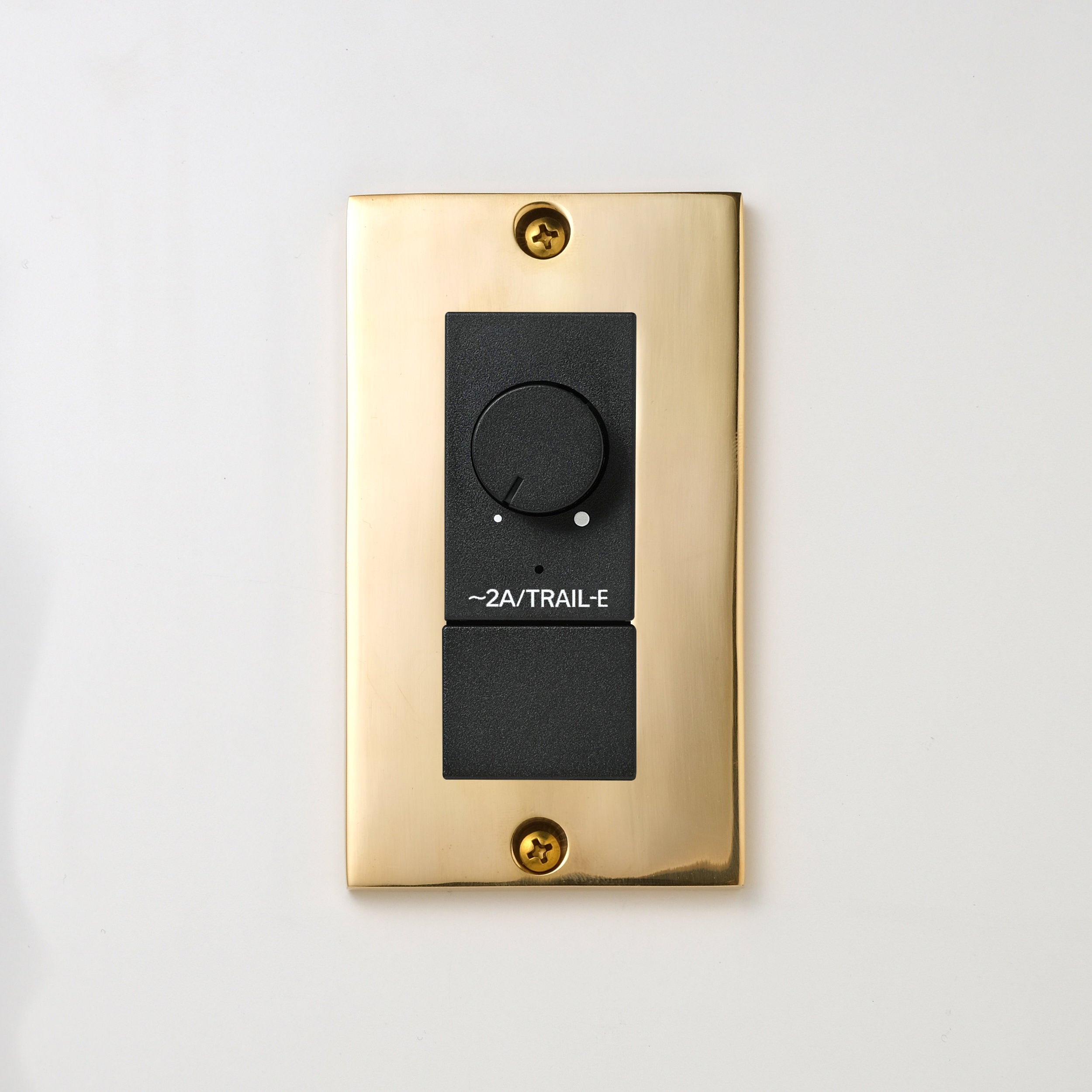 真鍮砂型鋳造（磨き）プレート <br>+ NK 逆位相制御方式ライトコントロール＋ブランクチップ付　 ブラック