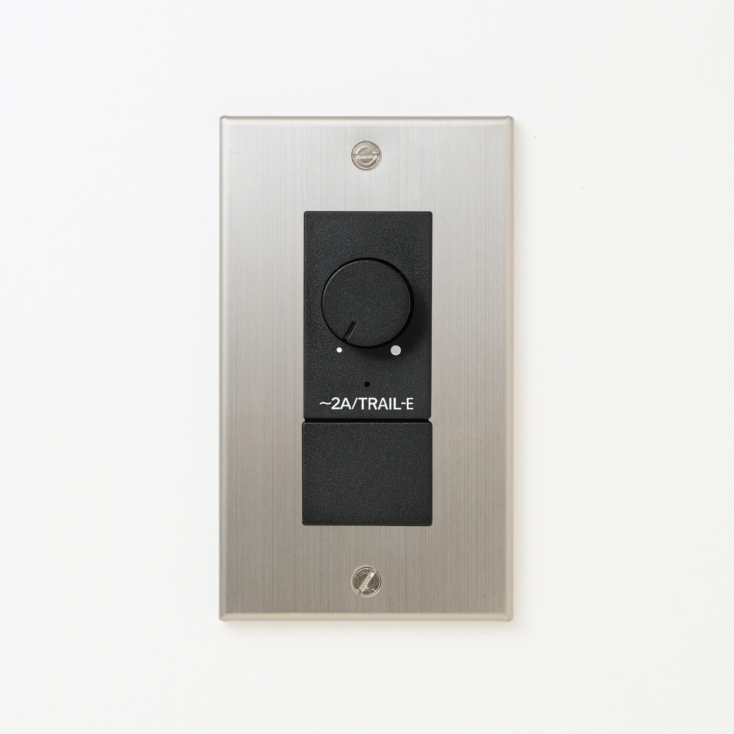 ステンレス（ヘアライン） プレート <br>+ NK 逆位相制御方式ライトコントロール＋ブランクチップ付　 ブラック