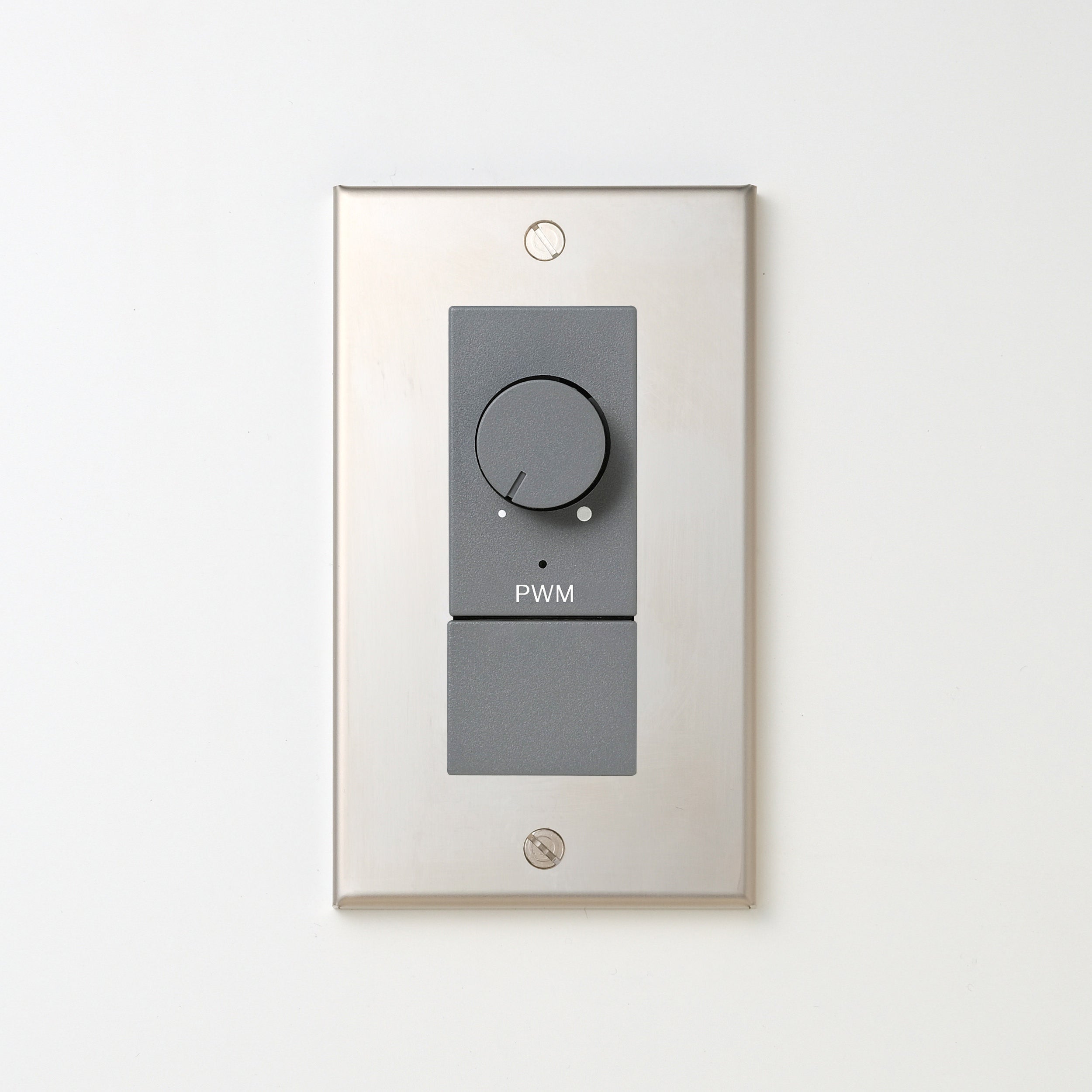 ステンレス素地 プレート <br>+ NK PWM制御方式(1ch)ライトコントロール＋ブランクチップ付　 グレー