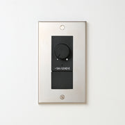 ステンレス素地 プレート <br>+ NK 正位相制御方式ライトコントロール＋ブランクチップ付　 ブラック