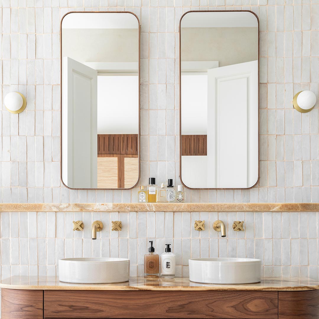 クロス・壁付2穴  混合水栓用ハンドル 真鍮