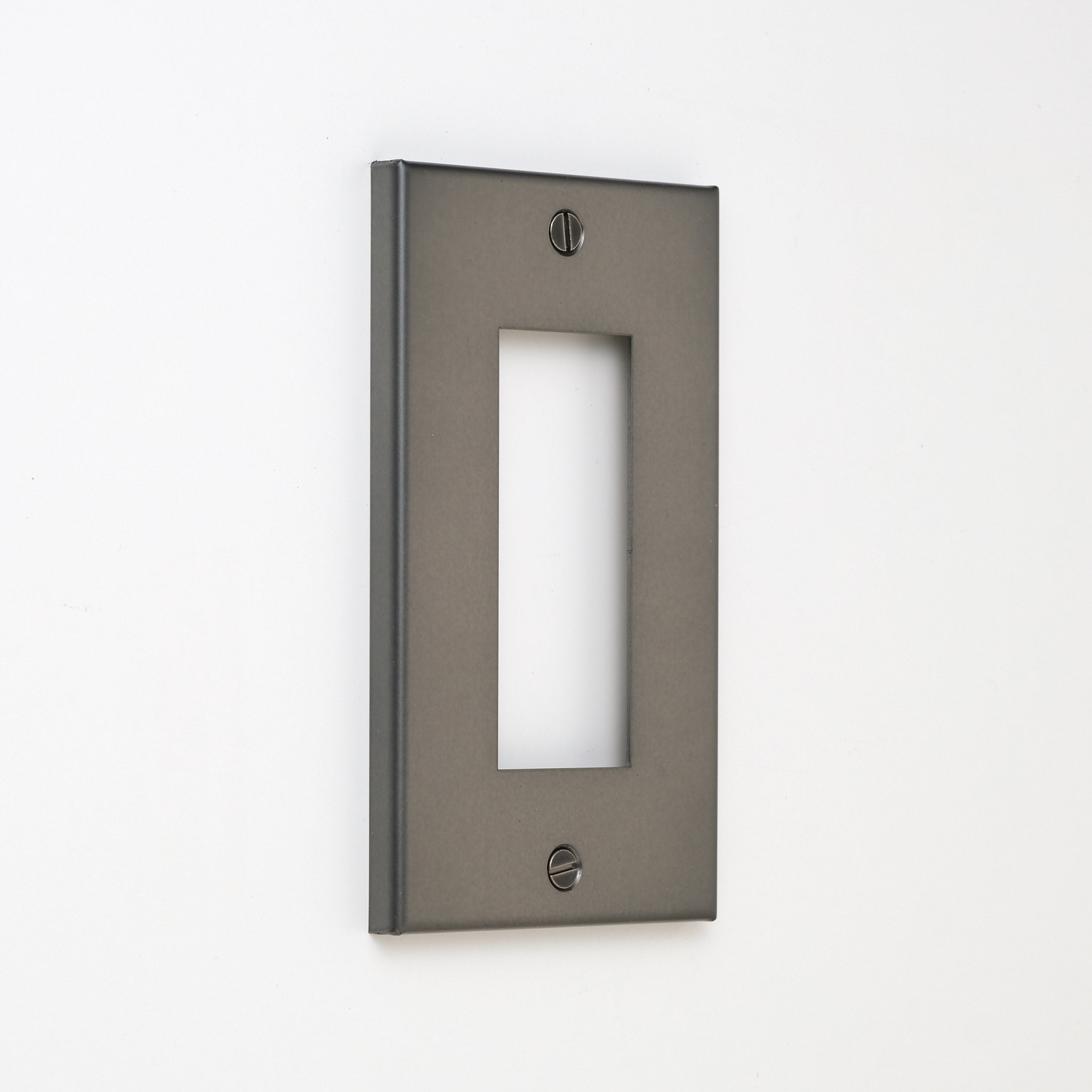 コンセンティック マットブラック プレート１連３口用 