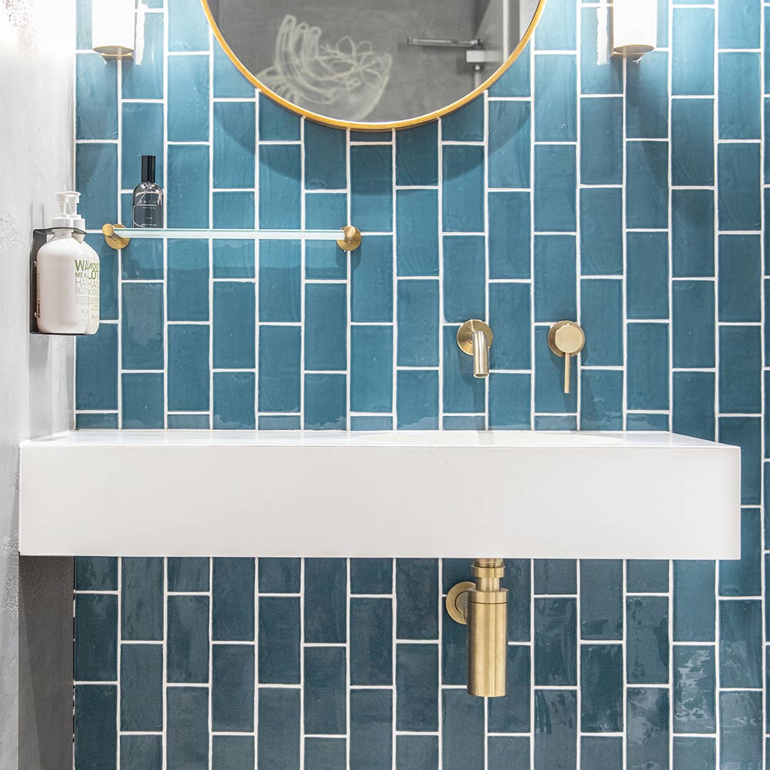 Marli ボトルトラップユニット-ラウンド 真鍮