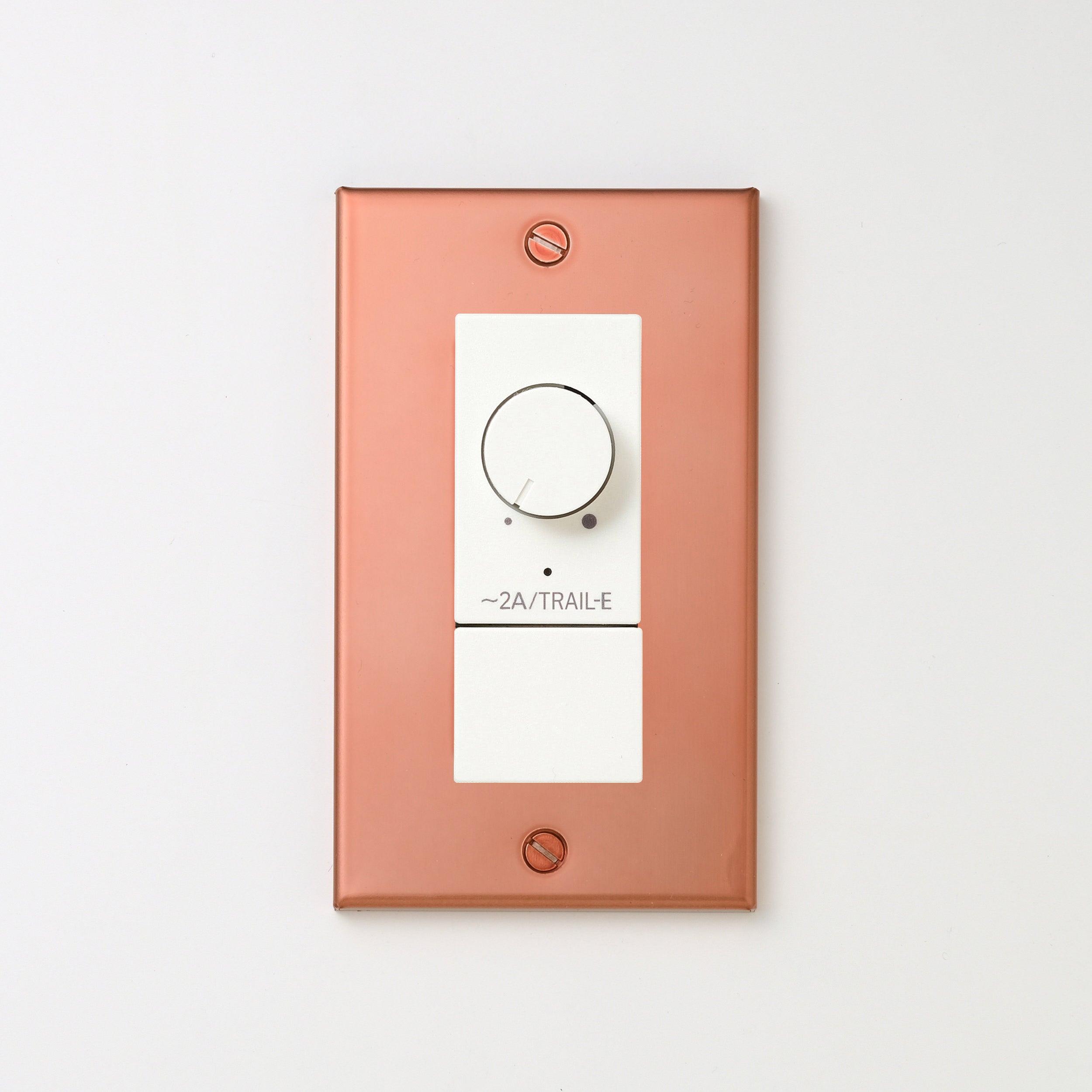 銅色（マット） プレート <br>+ NK 逆位相制御方式ライトコントロール＋ブランクチップ付　 ホワイト