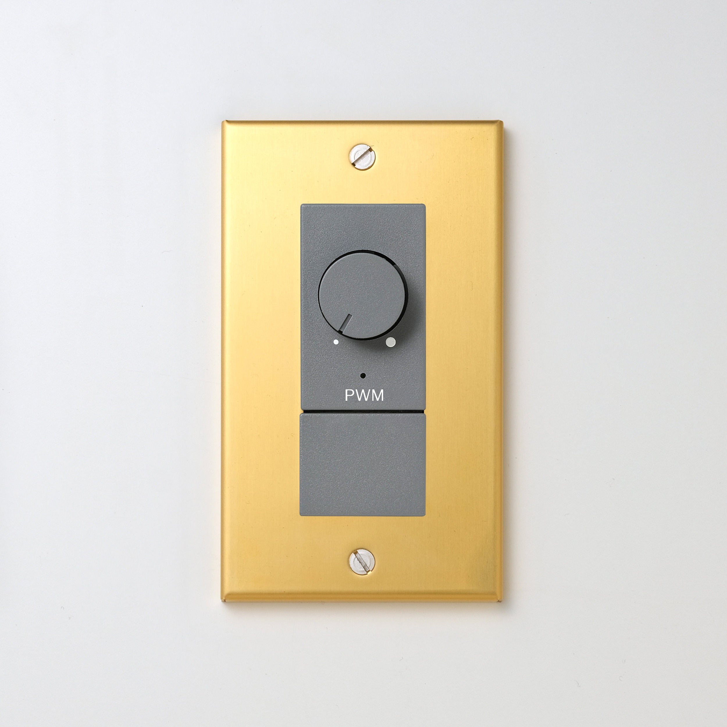 真鍮（素地） プレート <br>+ NK PWM制御方式(1ch)ライトコントロール＋ブランクチップ付　 グレー