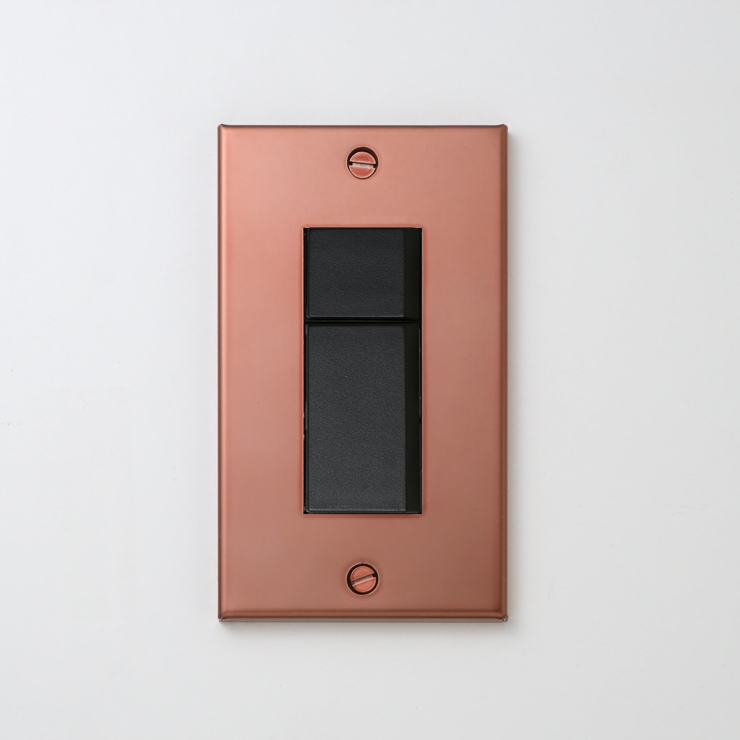 銅色（マット） プレート <br>+ NK スイッチダブル ブラック