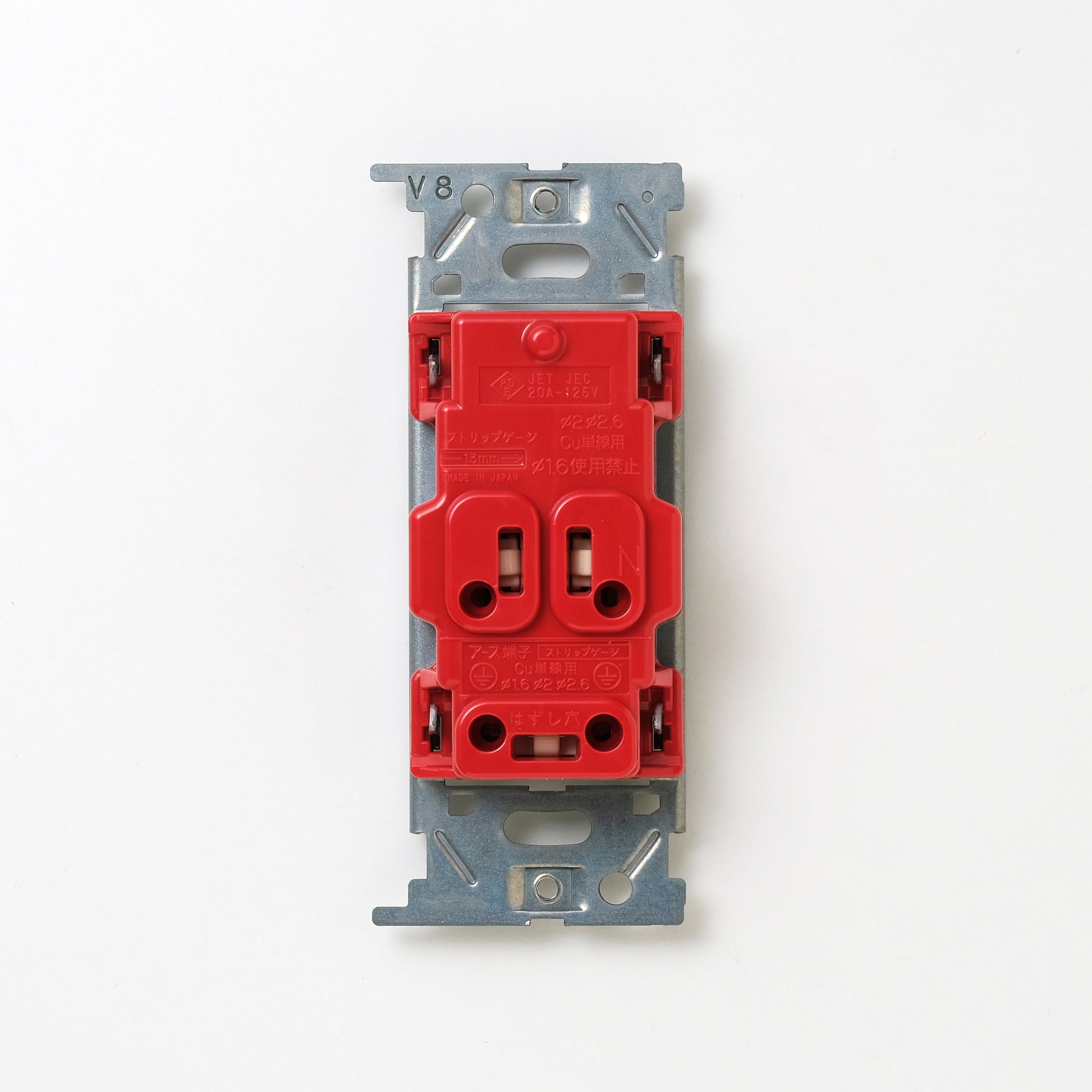 NKシリーズ　埋込アースターミナル付接地15A、20Aコンセント 125V　グレー