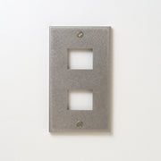 コンセンティック ステンレスバイブレーション プレート１連２口用 