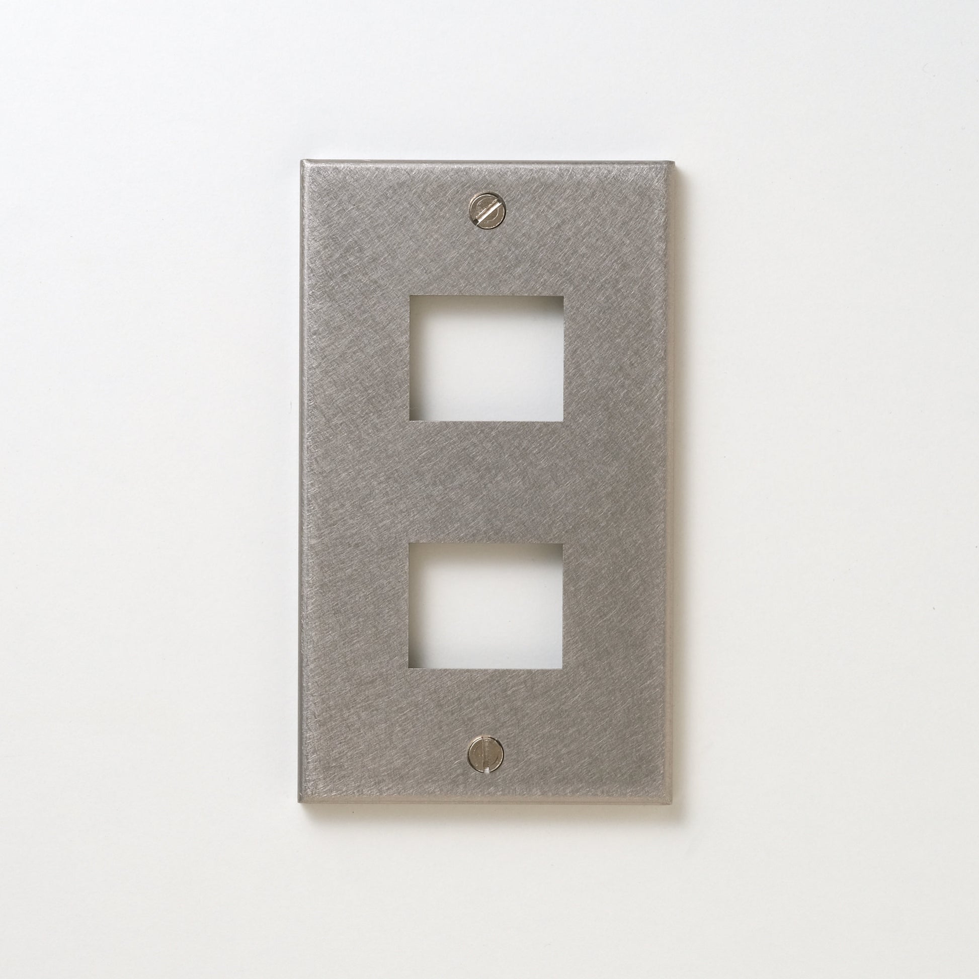 コンセンティック ステンレスバイブレーション プレート１連２口用 