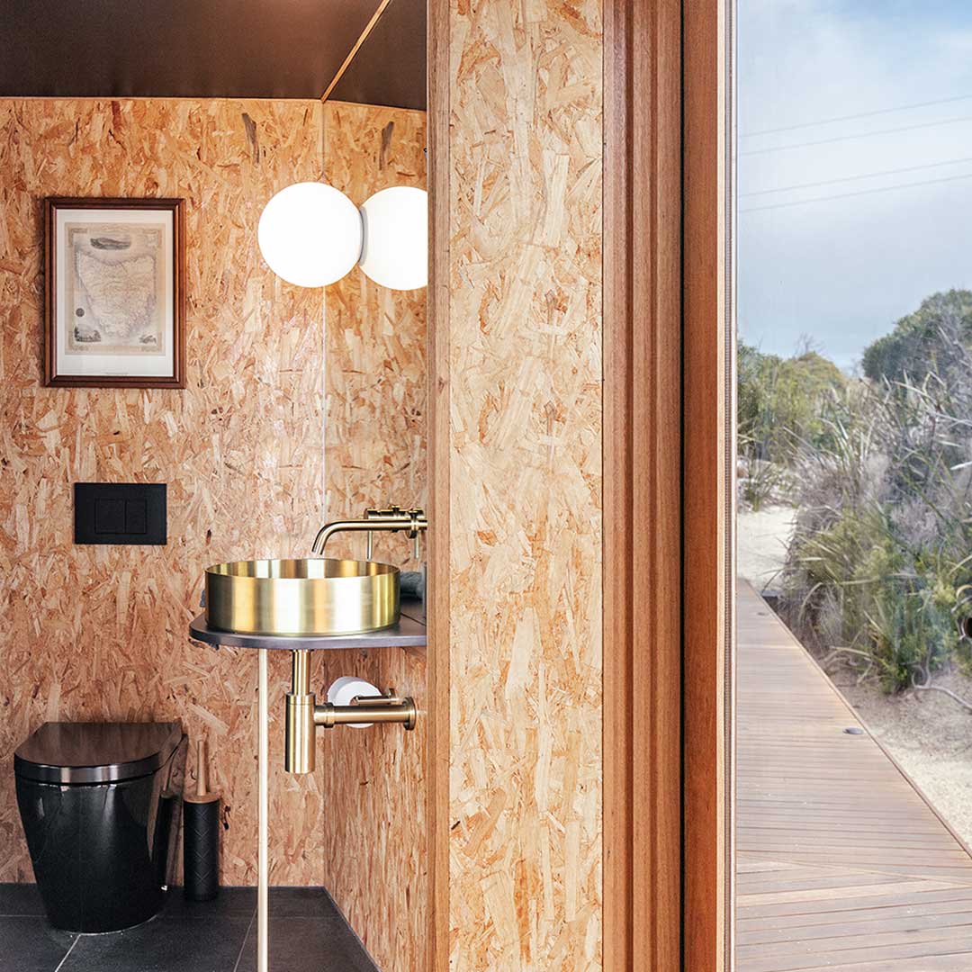 Marli ボトルトラップユニット-ラウンド 真鍮