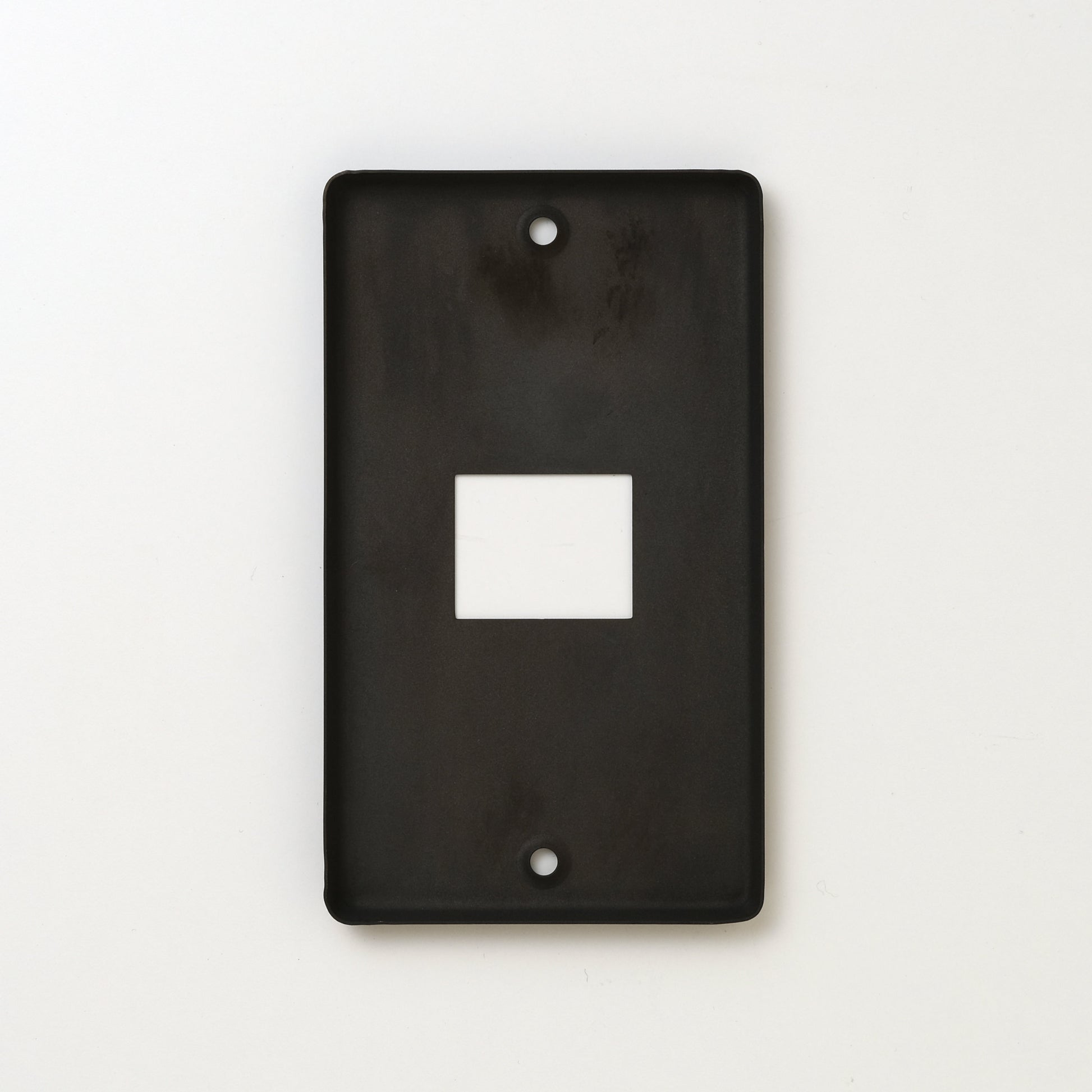 Metalist オリジナル  ステンレス黒染 プレート１連１口用 