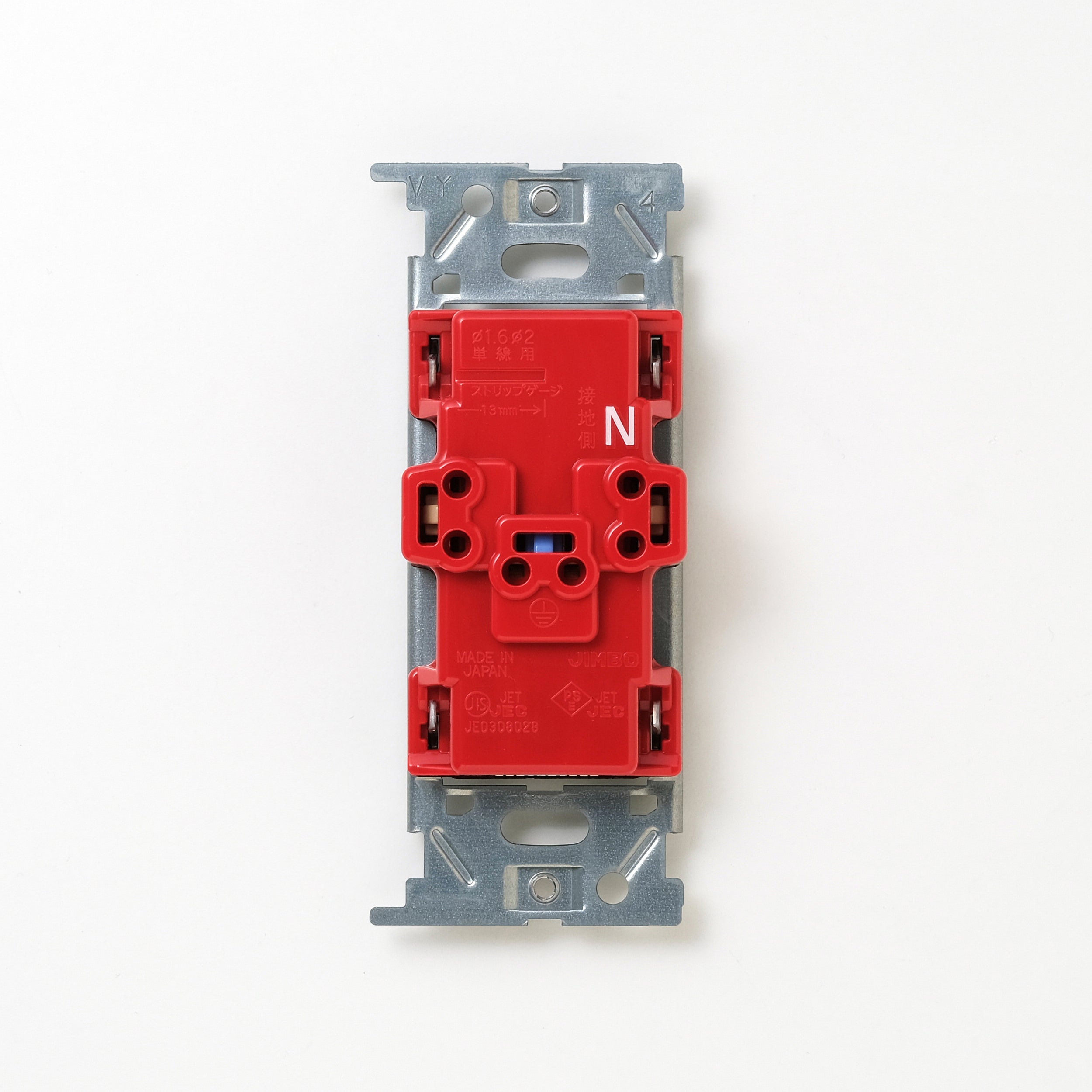 NKシリーズ　埋込接地（アース）ダブルコンセント　ブラック