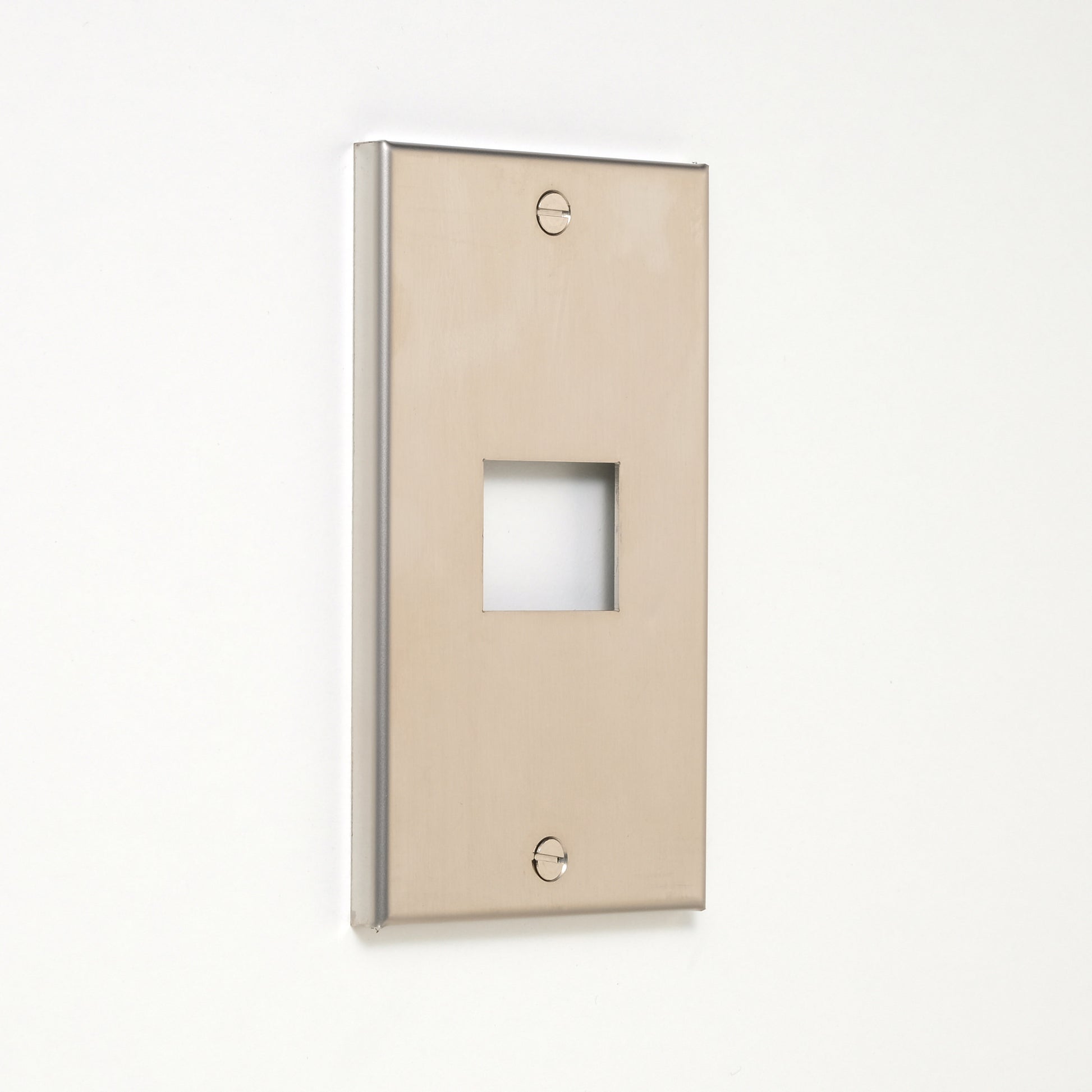 コンセンティック ステンレス素地 プレート１連１口用 