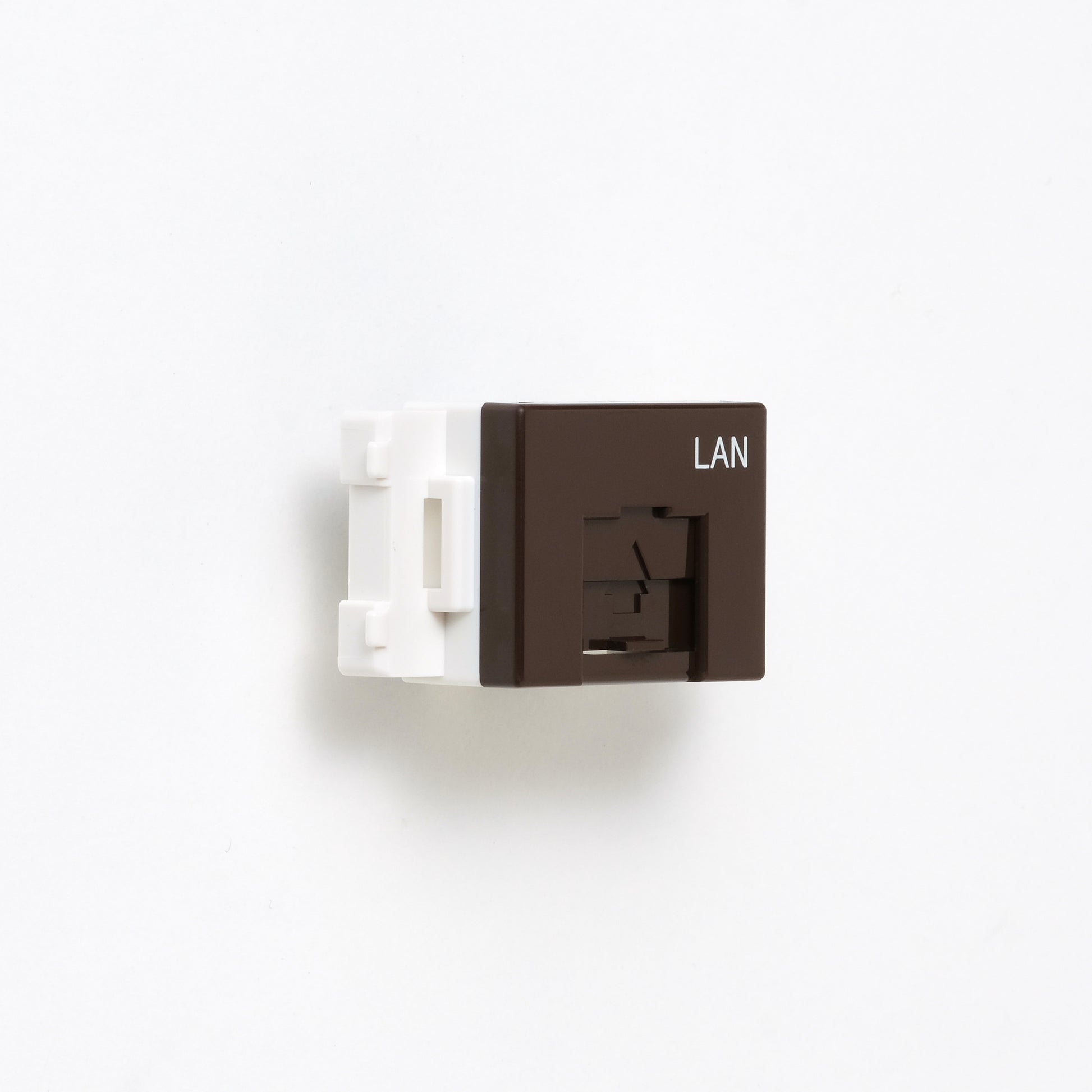 NKシリーズ　埋込モジュラジャック8極8心　チョコ