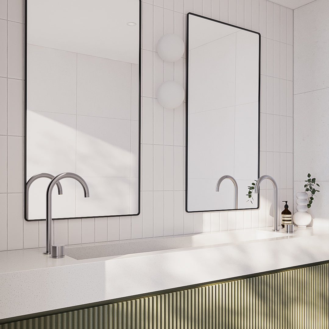 グースネックホブスイベルスパウト ニッケル