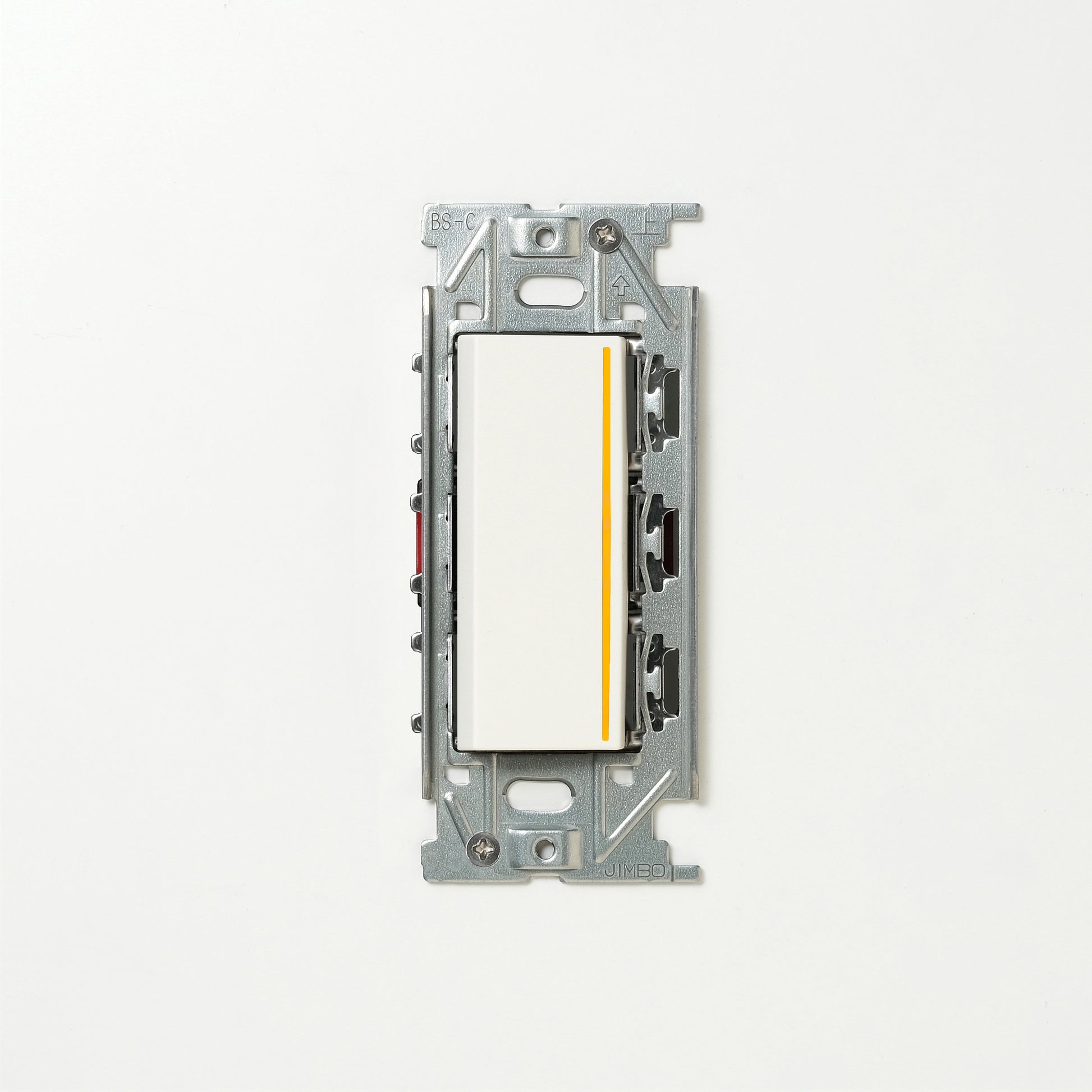 NKシリーズ　片切、3路チェックランプ（オレンジ）付スイッチシングル １連３口用 ホワイト