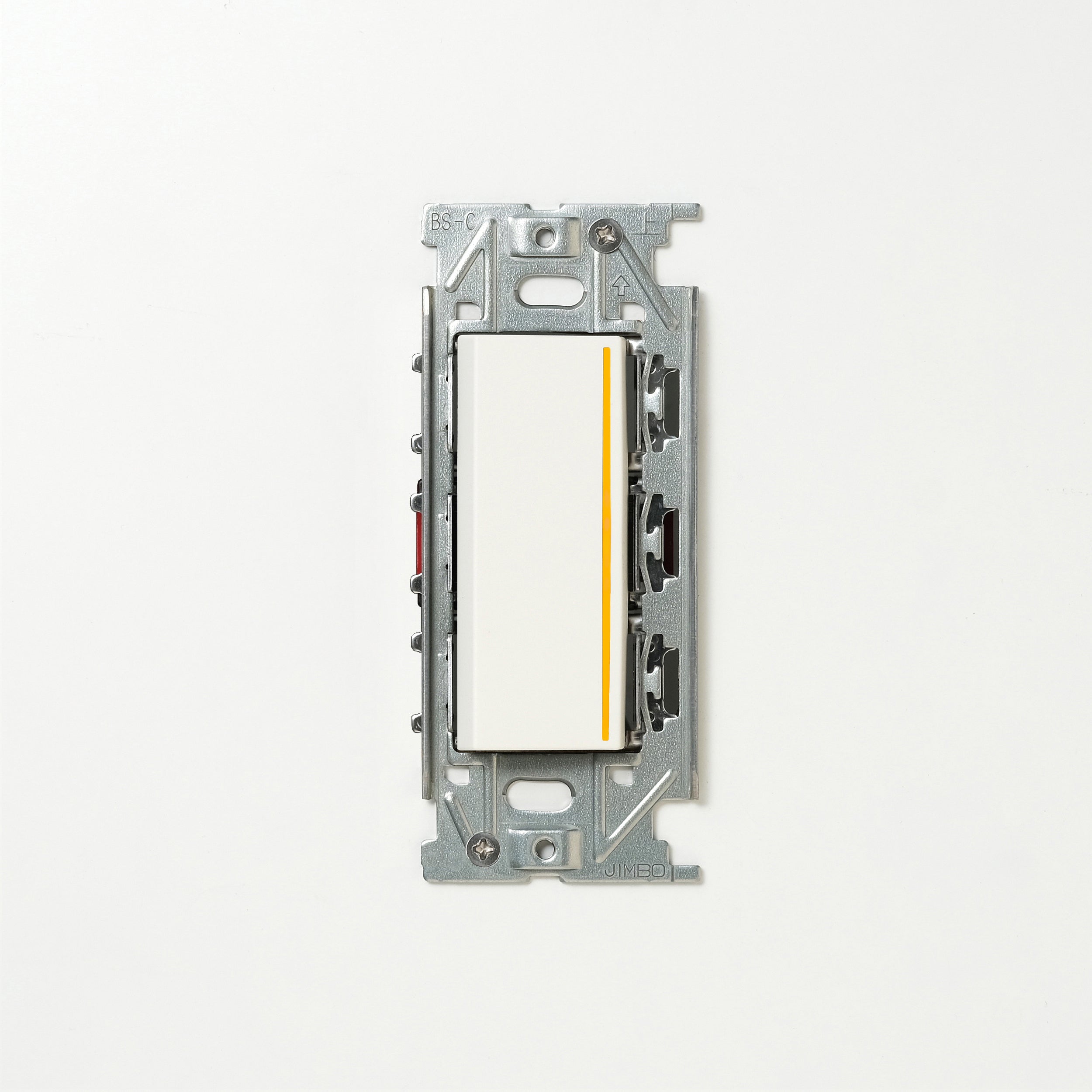 NKシリーズ　片切、3路チェックランプ（オレンジ）付スイッチシングル １連３口用 ホワイト