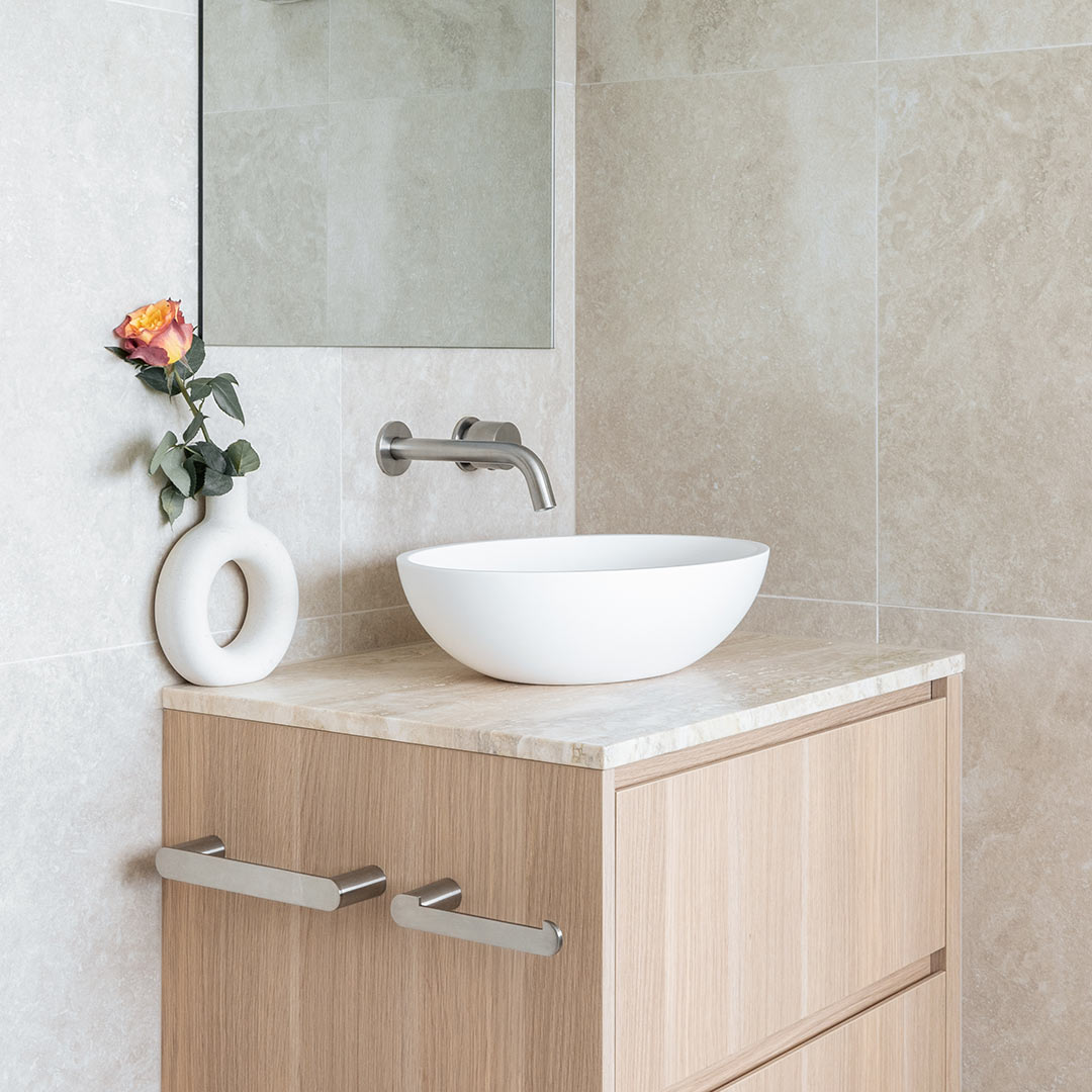 ミラニ・壁付1穴 混合水栓用ダイヤルハンドル ニッケル