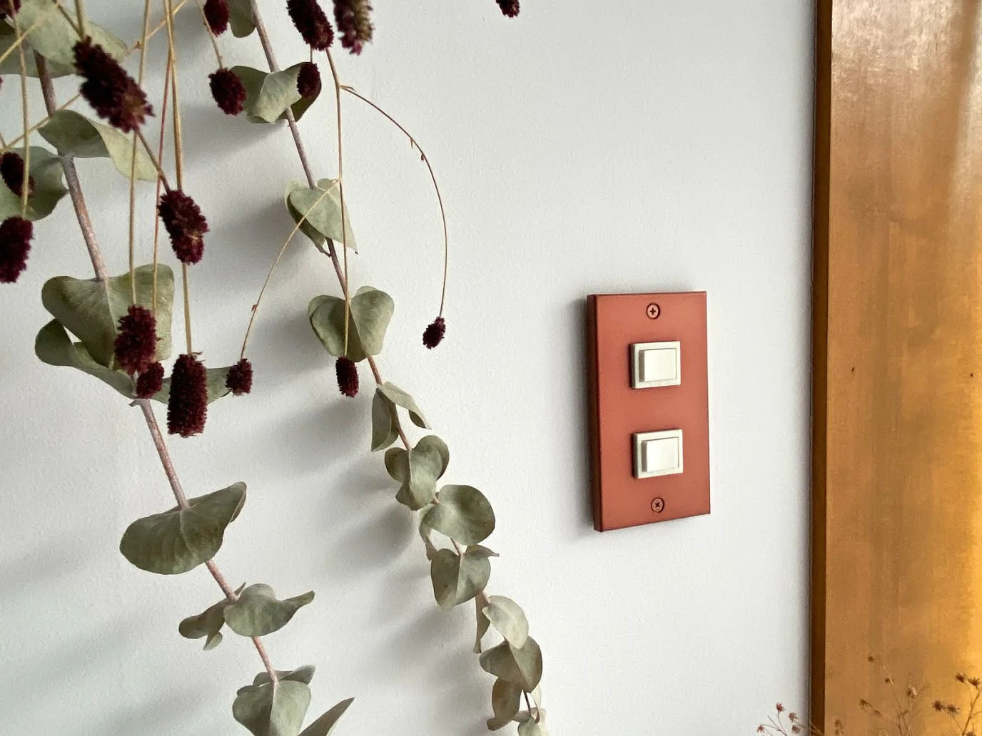 コンセンティック 銅色 プレート１連３口用 