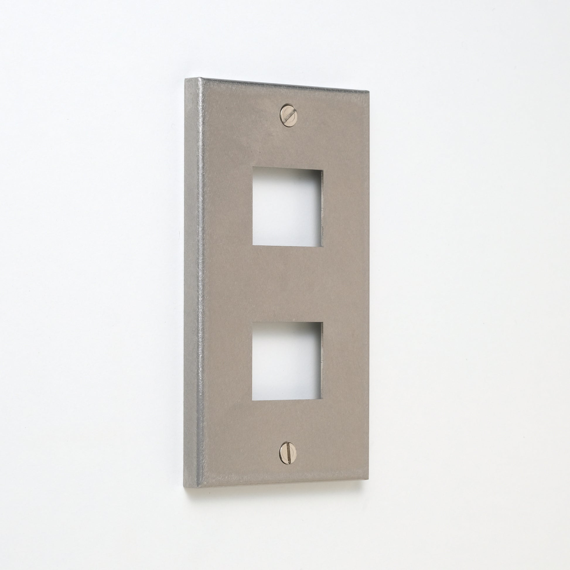 コンセンティック ステンレスバイブレーション プレート１連２口用 