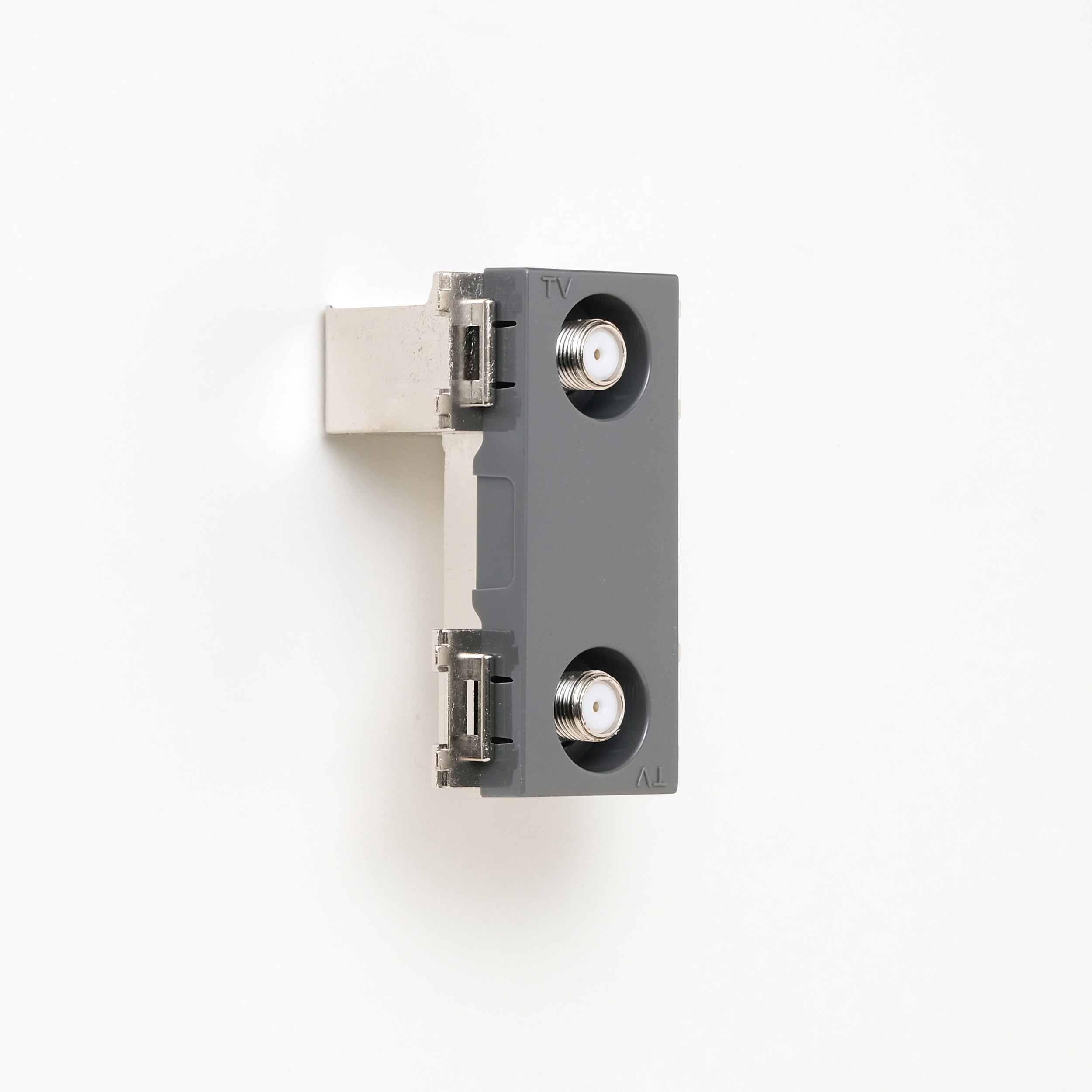 NKシリーズ　新4K8K衛星放送対応　埋込高シールド2端子テレビ端子　グレー