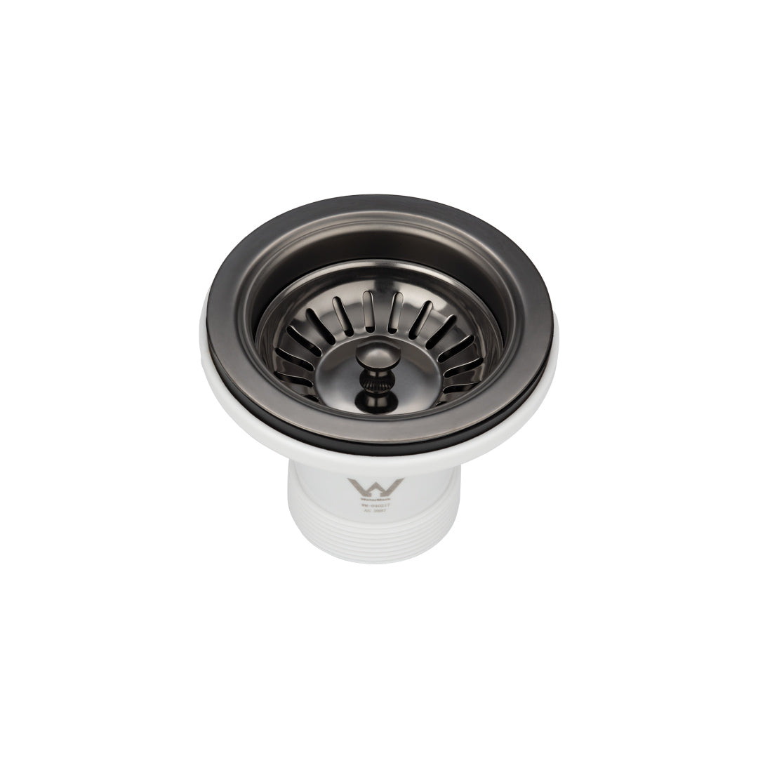 ジャイ・シングルキッチンシンク880mm ガンメタル