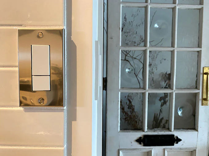 コンセンティック ステンレス素地 プレート１連１口用 