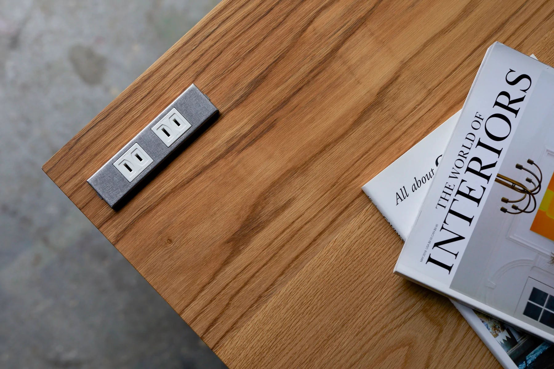 コンセンティック ステンレスバイブレーション 家具用プレート２口用 