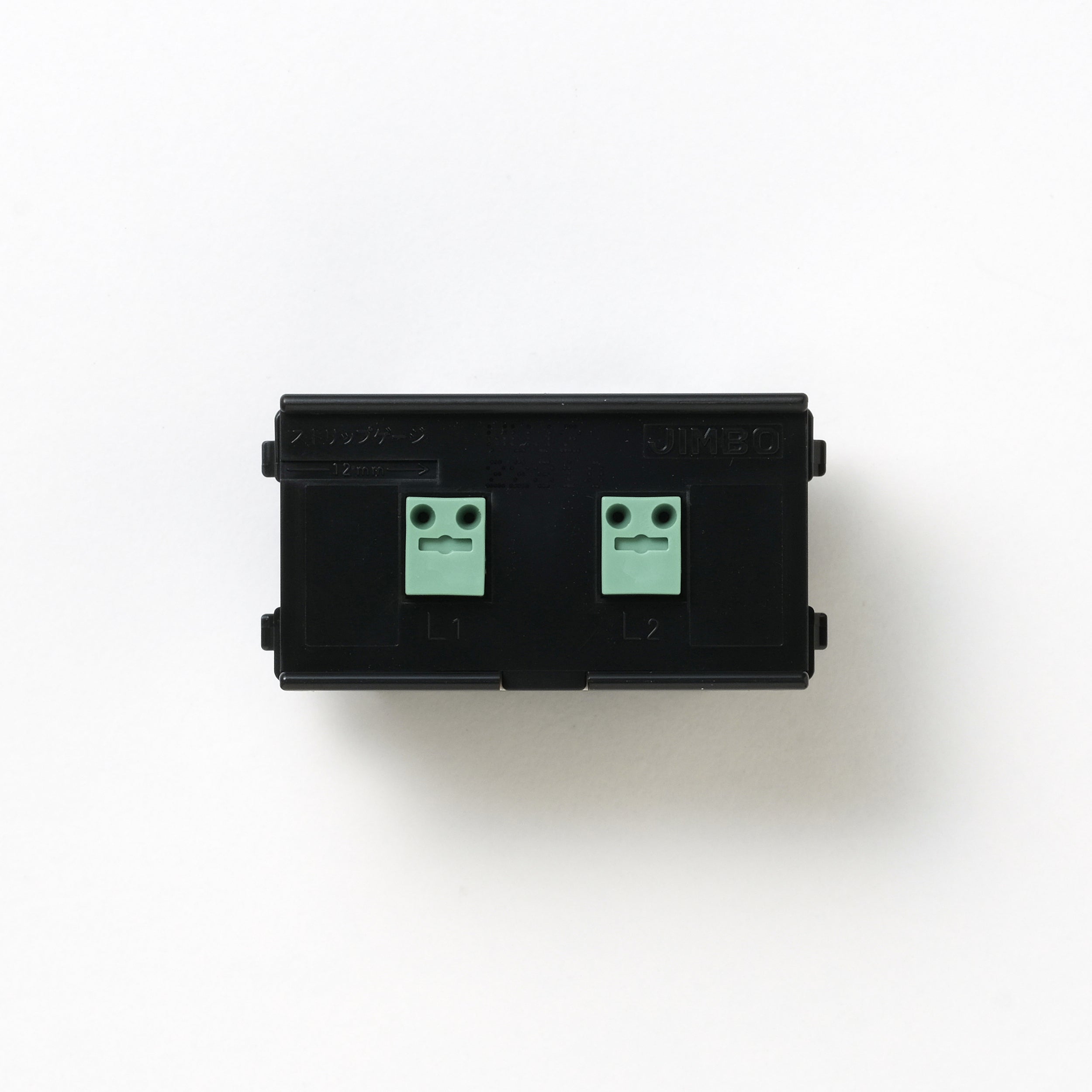 NKシリーズ　埋込モジュラジャック6極2心　ブラック