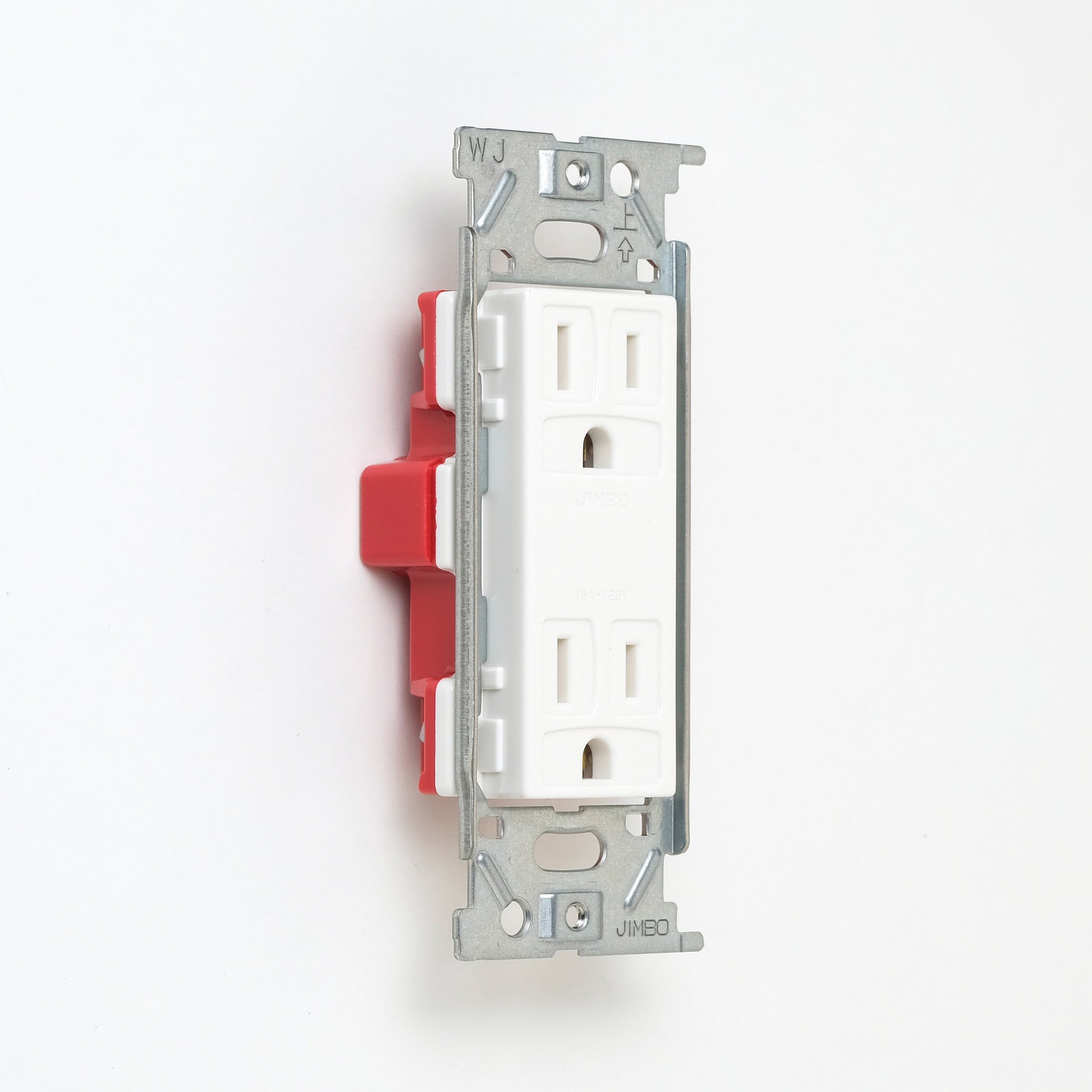 NKシリーズ　埋込接地（アース）ダブルコンセント　ホワイト