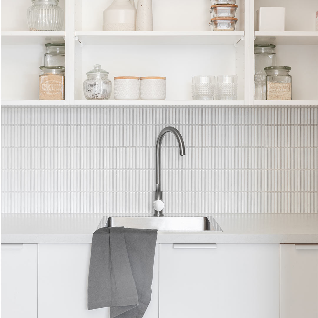 エリシアン・台付1穴 キッチン用混合水栓 ニッケル