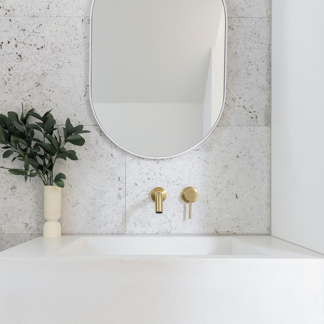 エリシアン・壁付1穴 混合水栓用ハンドル 真鍮