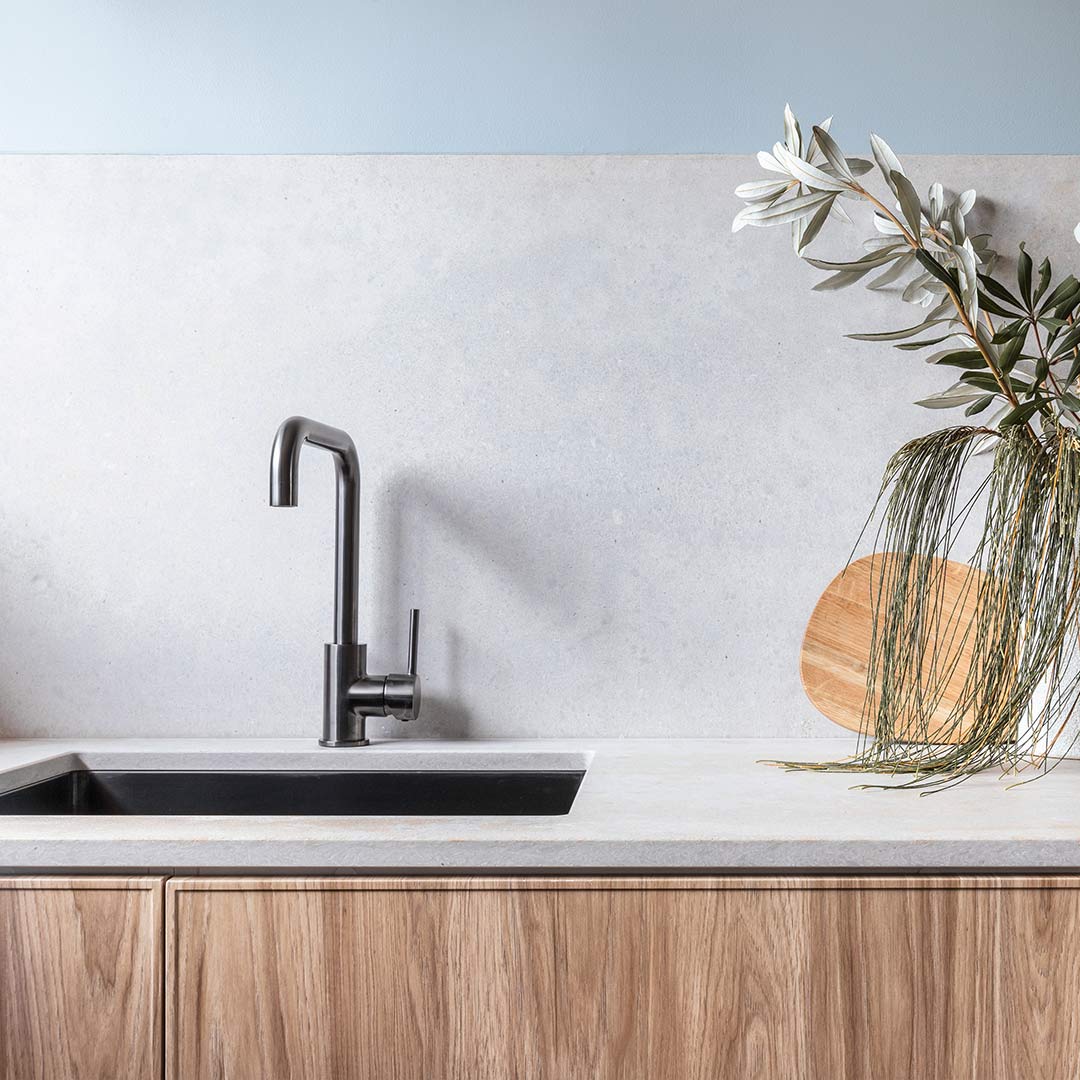 セバシングルシンク550mm（深）ガンメタル