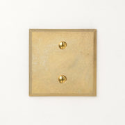 フタガミ プレート 真鍮 半連ブランク用　四角