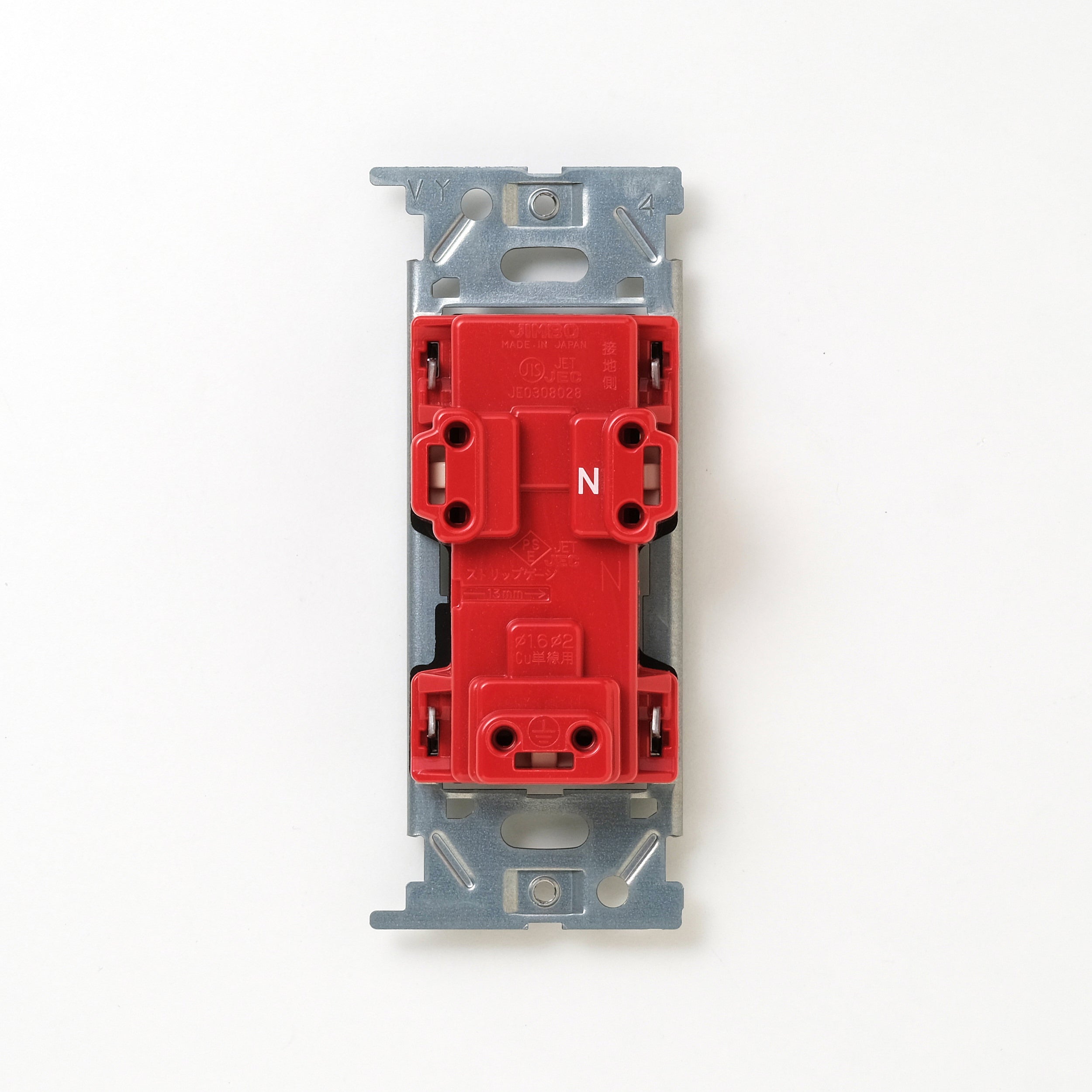 NKシリーズ　埋込アースターミナル付接地ダブルコンセント　ブラック