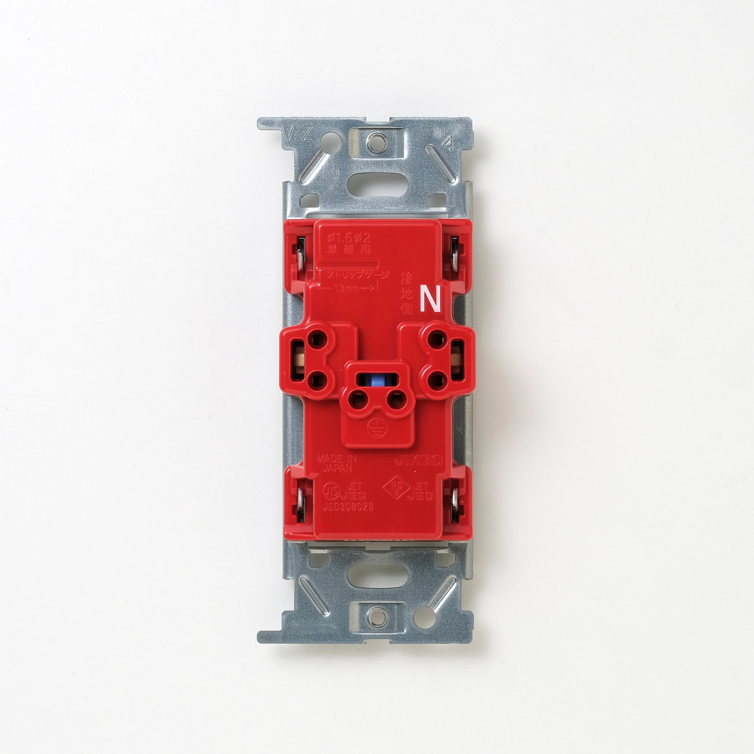 NKシリーズ　埋込接地（アース）ダブルコンセント　チョコ